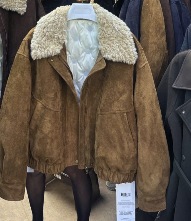 Áo da lộn cổ lông - V84_thumbnail_0