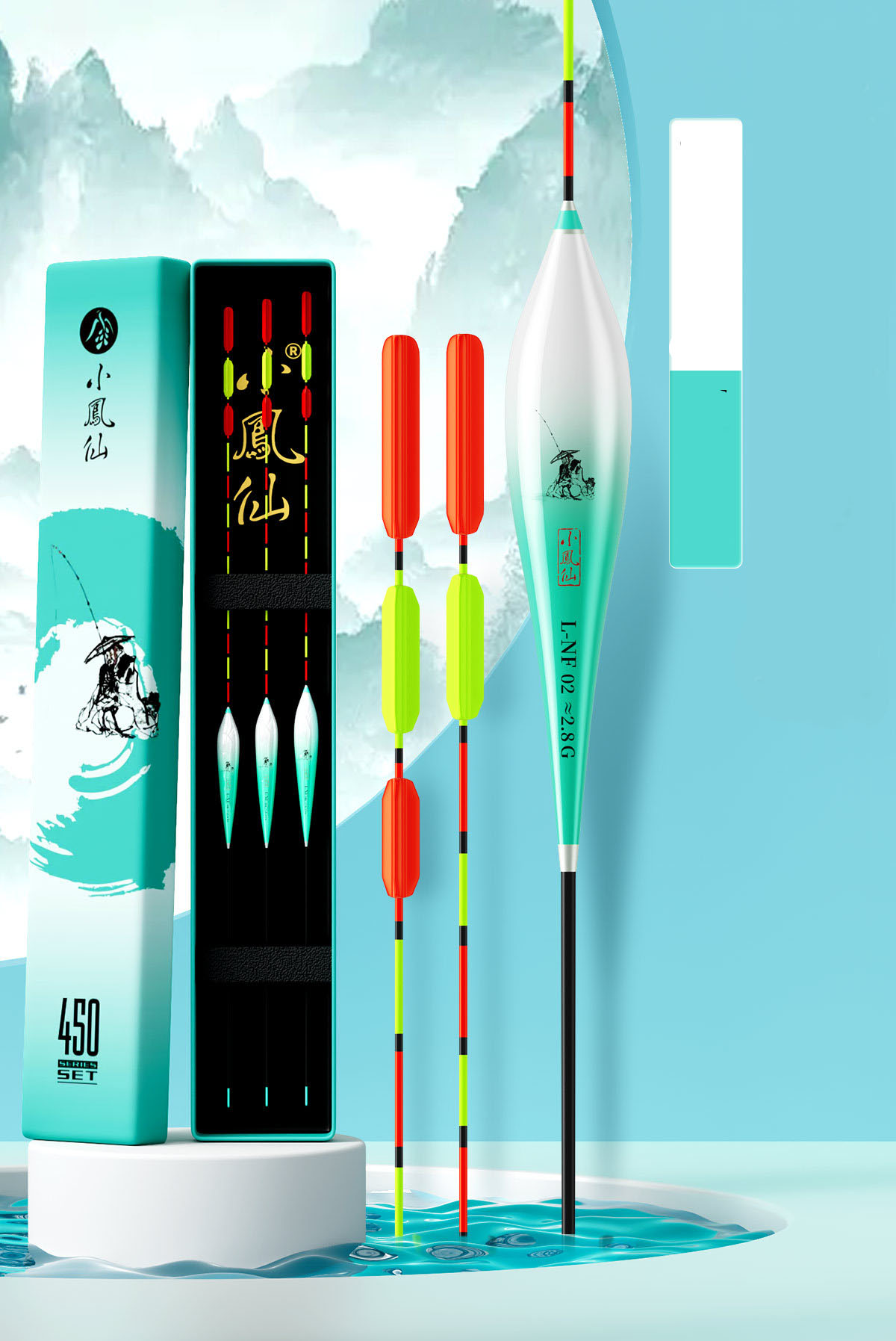 Bộ 3 Phao Nano Hiệp Khách Đuôi Tam Giác Chống Sóng Gió_thumbnail_8