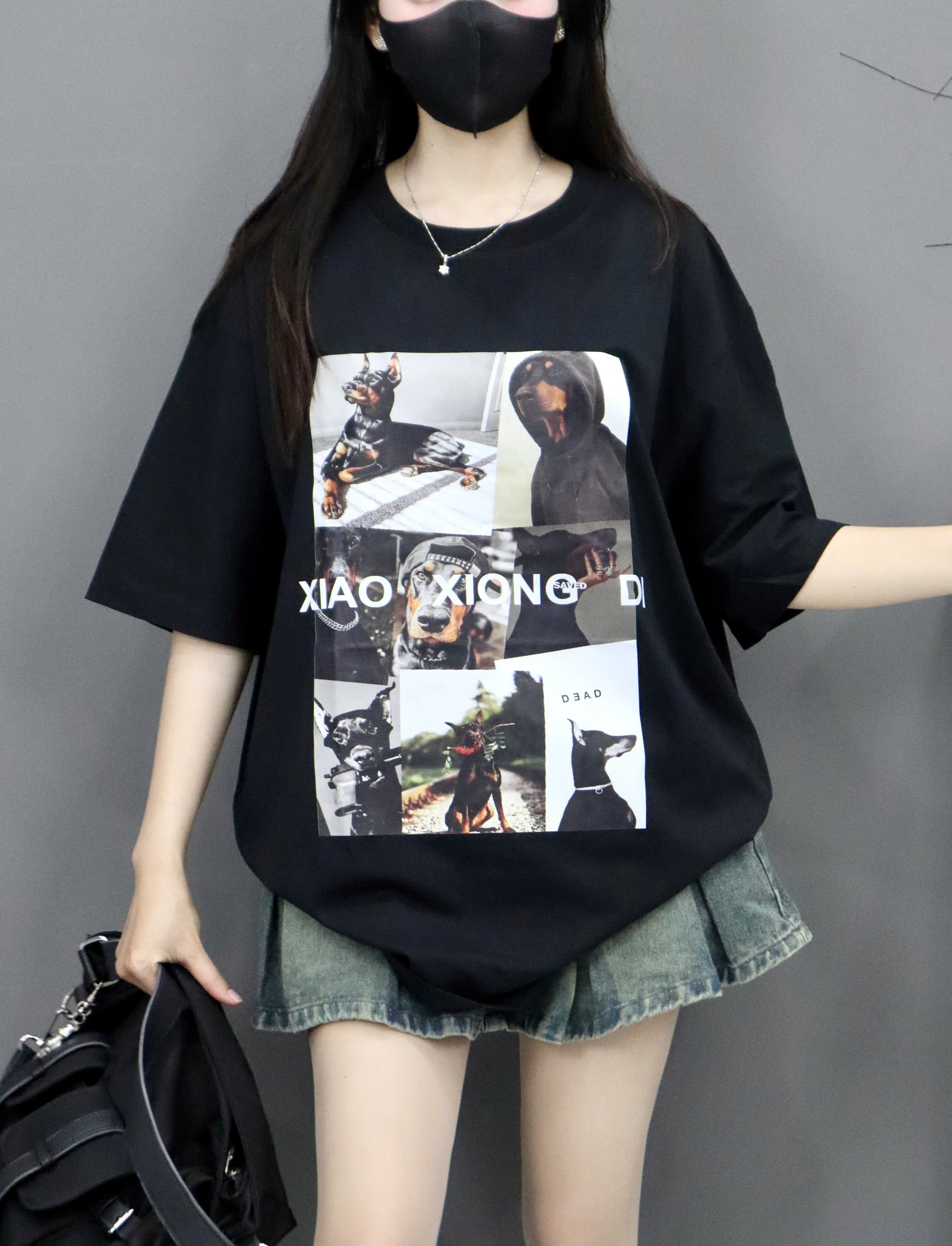 [005]Áo Thun Unisex Form Rộng Họa Tiết Hầm Hố – Chất Cotton Mịn, Nam Nữ Mặc Chuẩn Streetwear