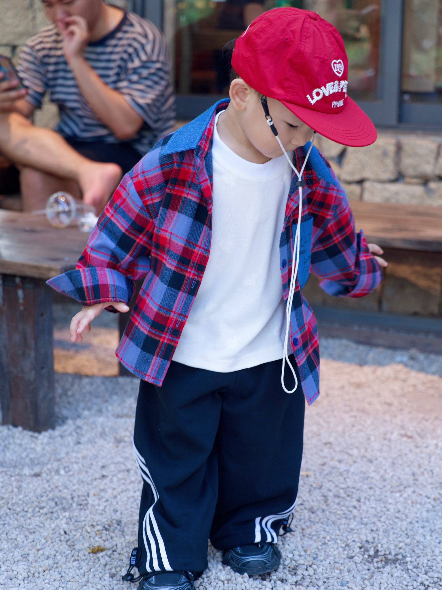 Áo sơ mi cotton caro phối cổ bò cho bé_thumbnail_2