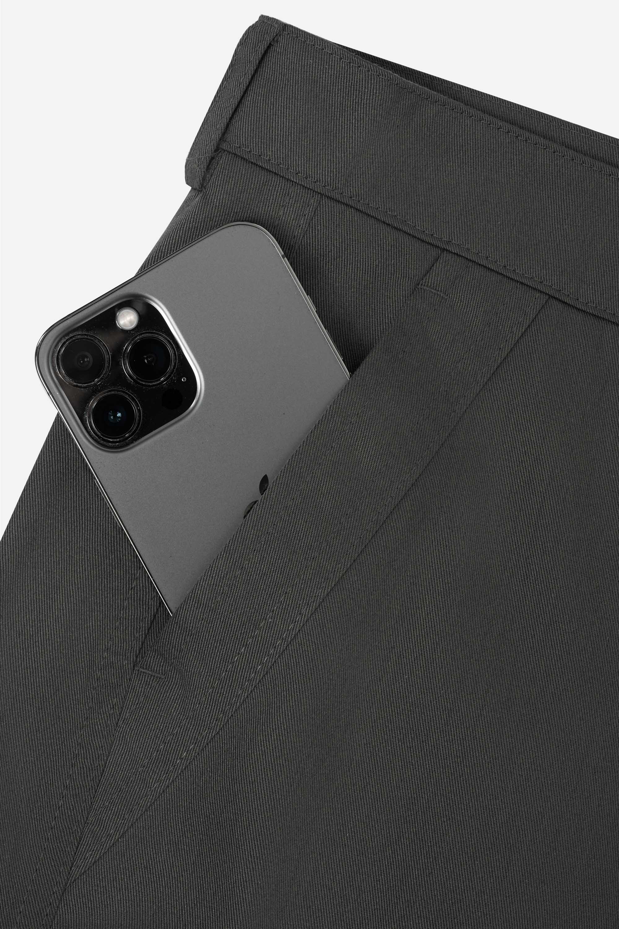 Quần Soọc Kaki Túi Hộp Nam Trung Niên ANCHI Dáng Suông Dài Qua Gối Màu Vỏ Đỗ_thumbnail_48