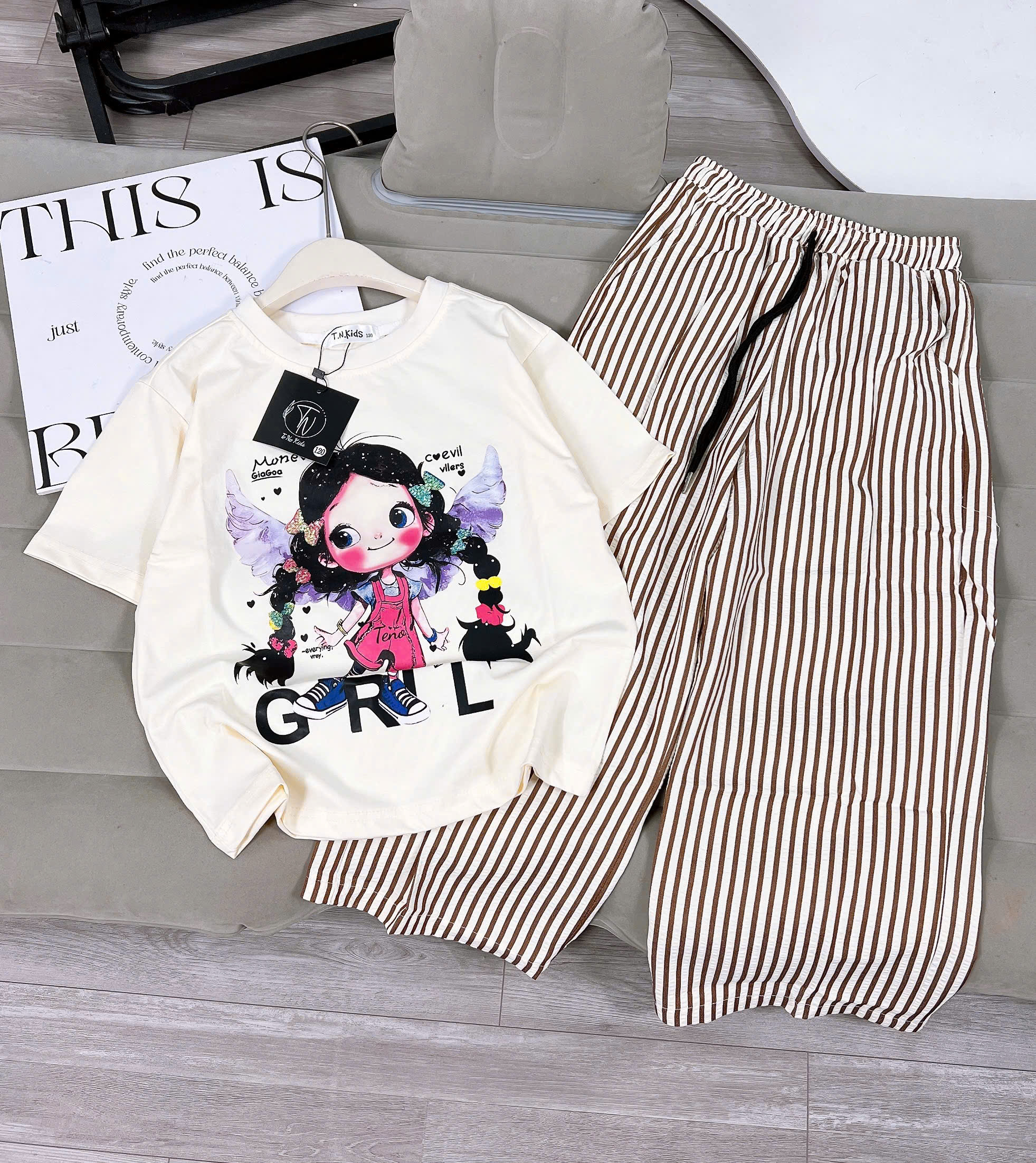 [X55] thiên thần quần kẻ_thumbnail_1