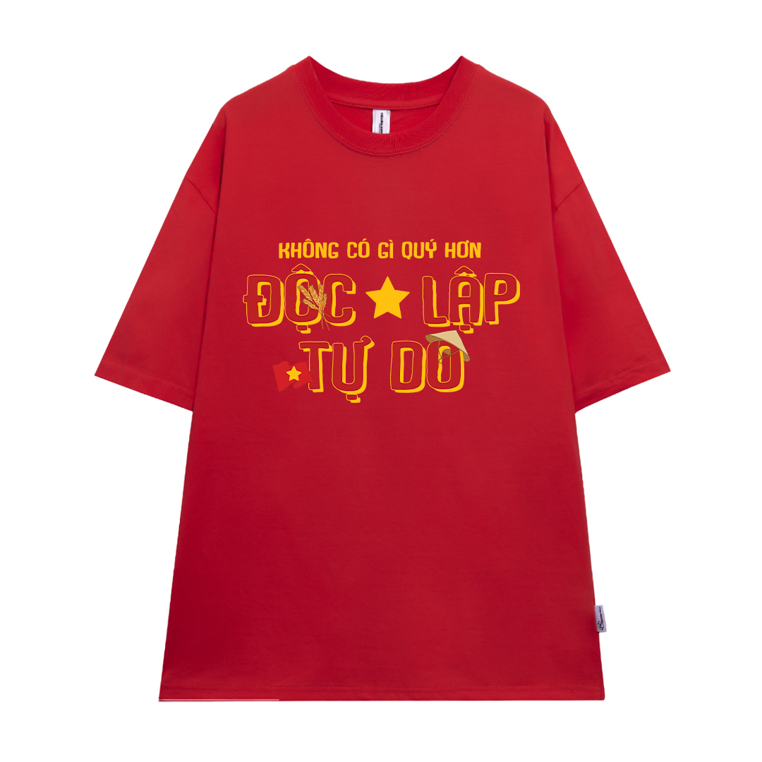 Áo thun Việt Nam tôi yêu form rộng 2211 Miucho cổ tròn vải cotton 4c 220gsm thoáng mát in mix_thumbnail_8