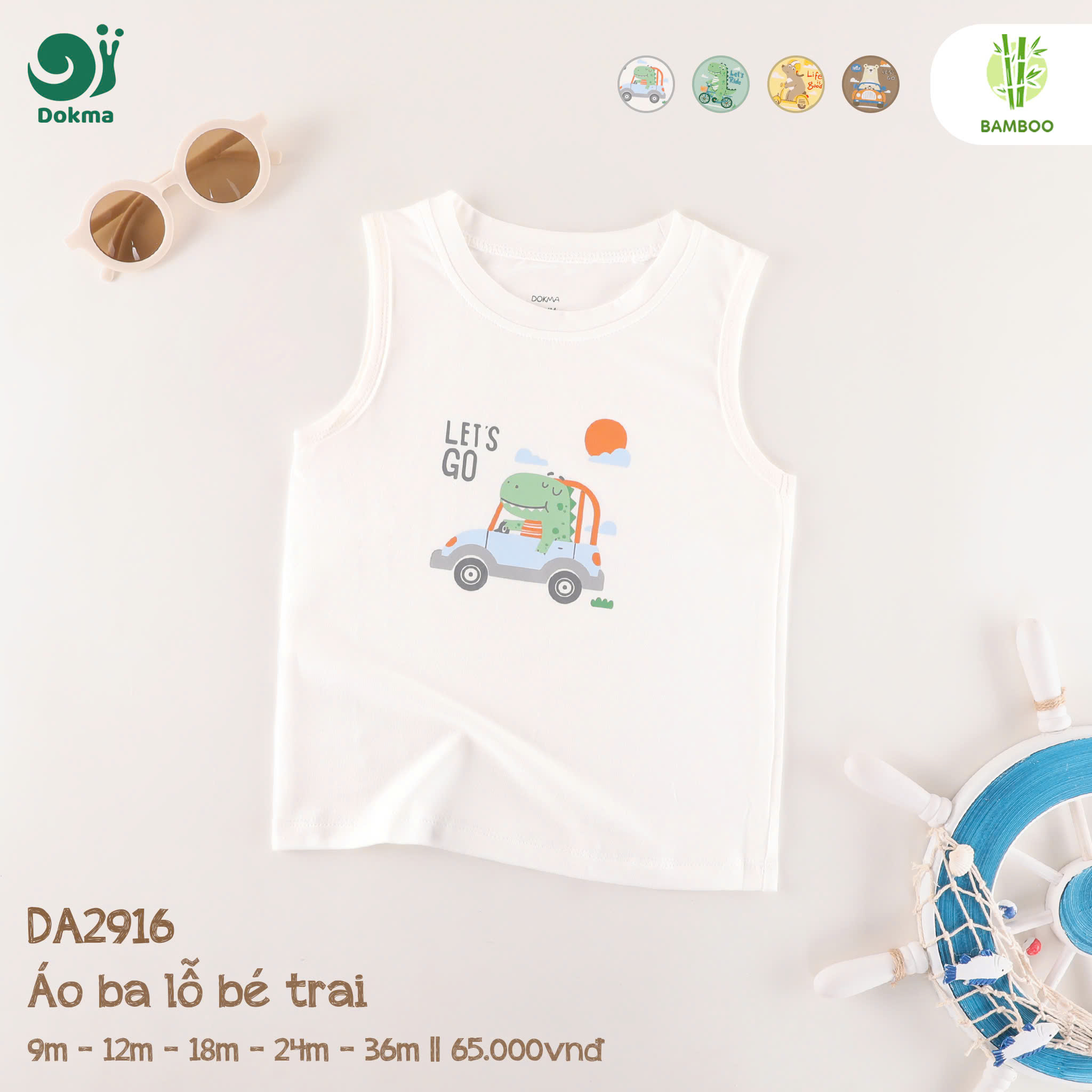 Áo bao lỗ bé trai  