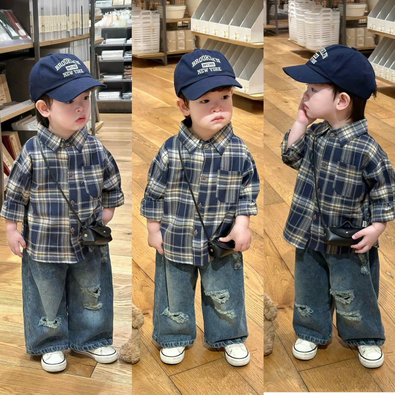 Set áo somi caro + quần jean_thumbnail_5