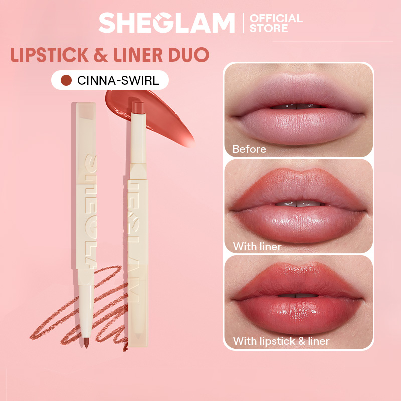 Sheglam Glam 101 Lipstick & Liner Duo
