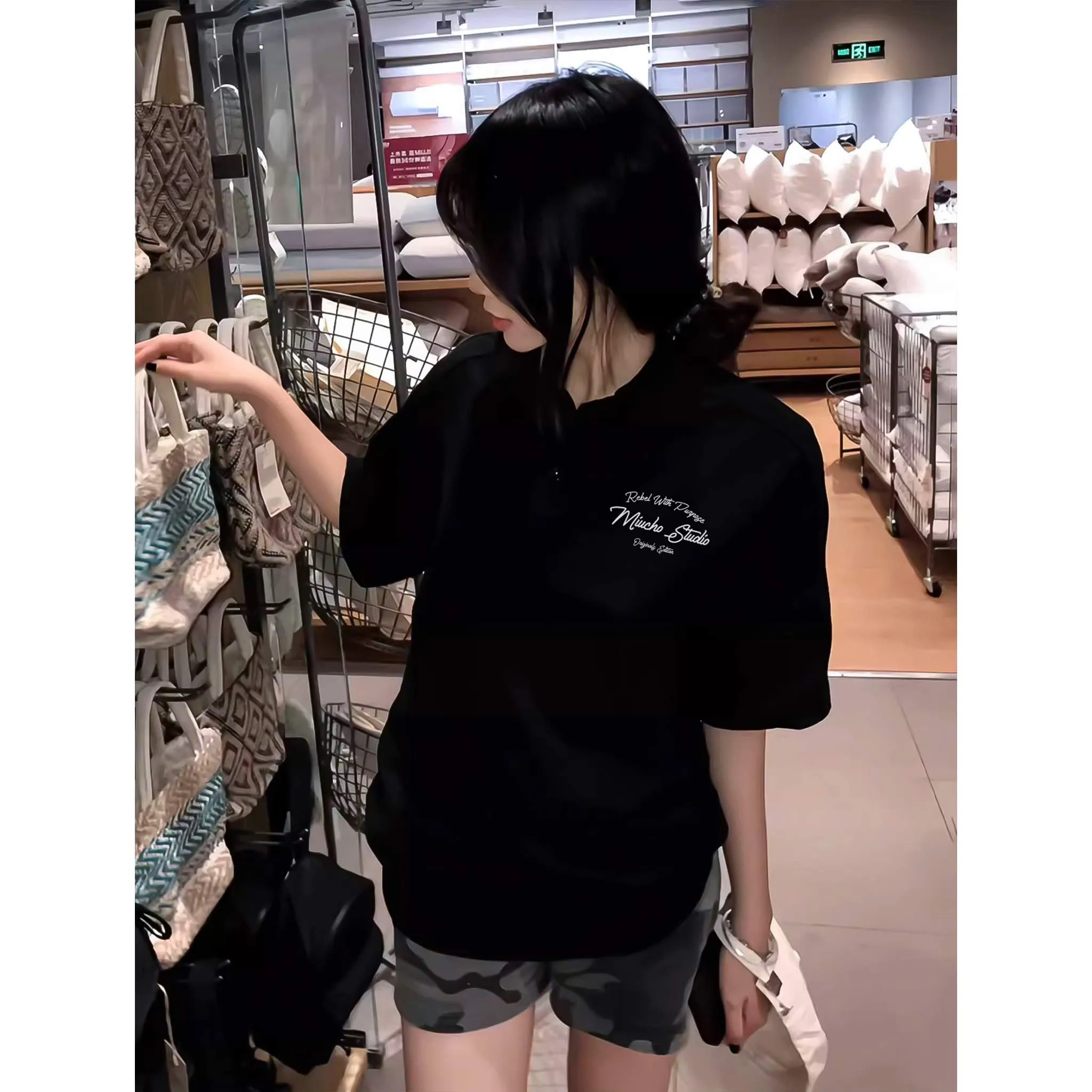 Áo polo form Oversize Miucho Studio 2478 tay ngắn cổ trụ vải cotton thoáng mát cao cấp_thumbnail_5