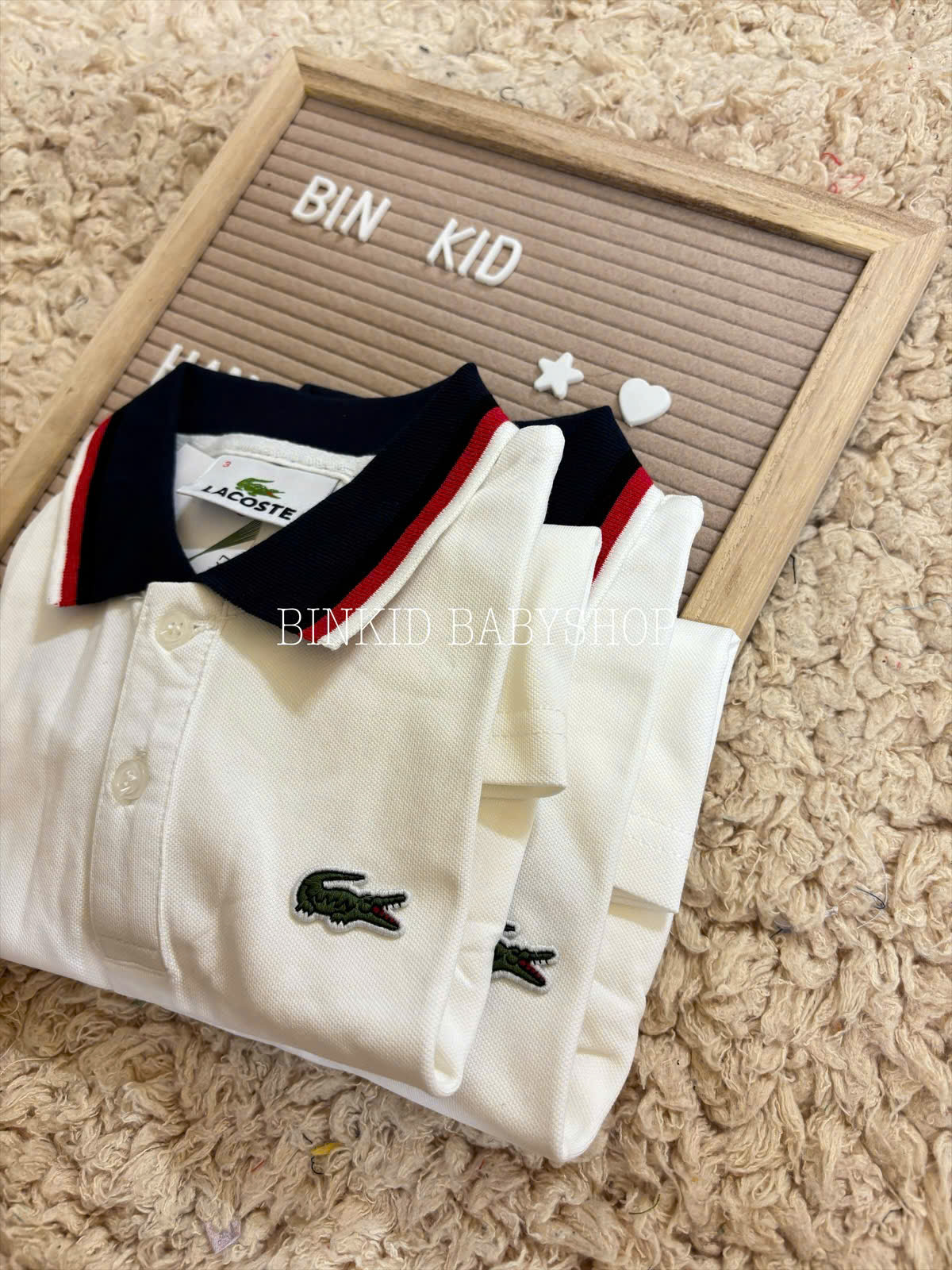 A39 158K ÁO LACOS TRẮNG