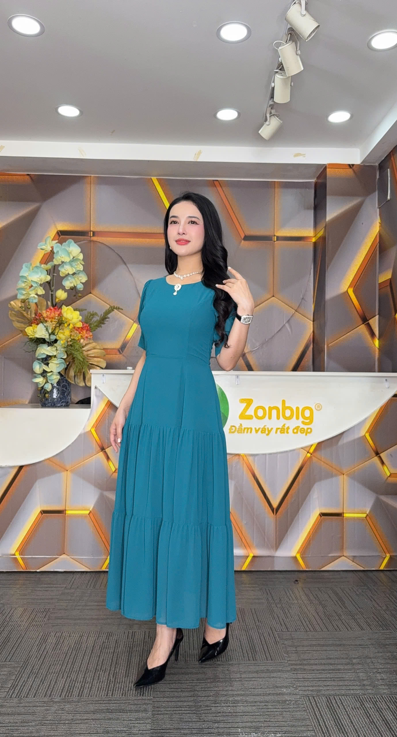 Đầm xòe - Y1957 - Thương hiệu Zonbig_thumbnail_7