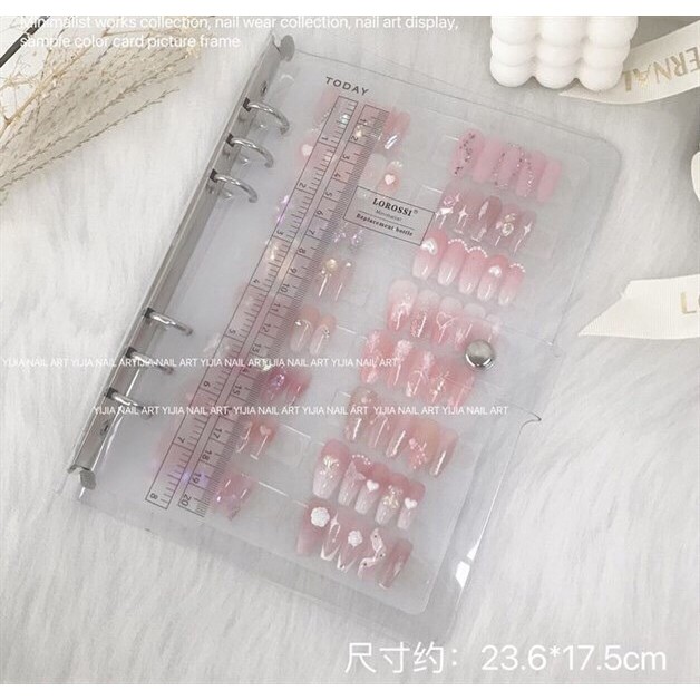 Sổ trưng bày móng mẫu ( 23.6*17.5cm)