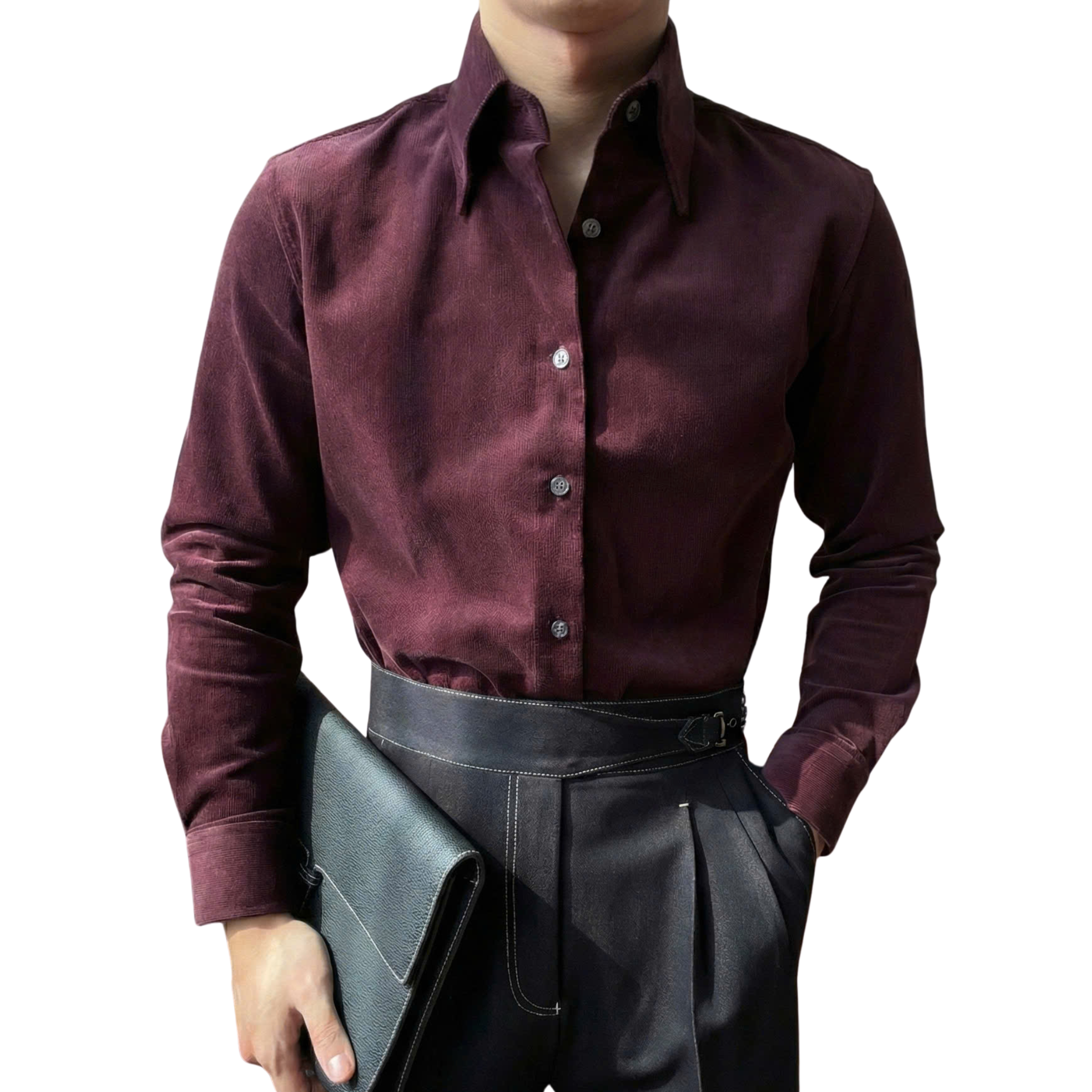 Sơ Mi Nhung Tăm Cổ Spearpoint Spearpoint Corduroy Shirt