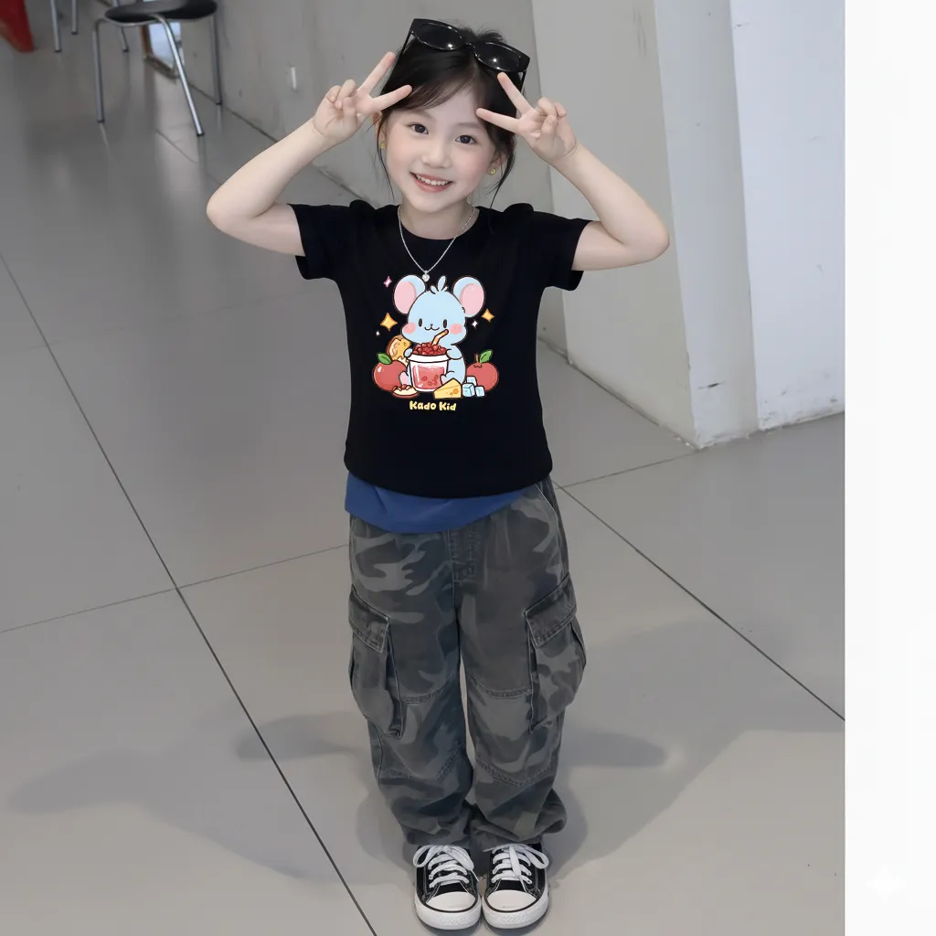 Áo thun bé trai bé gái 12 con giáp tuổi Tý Kado 3157_thumbnail_2