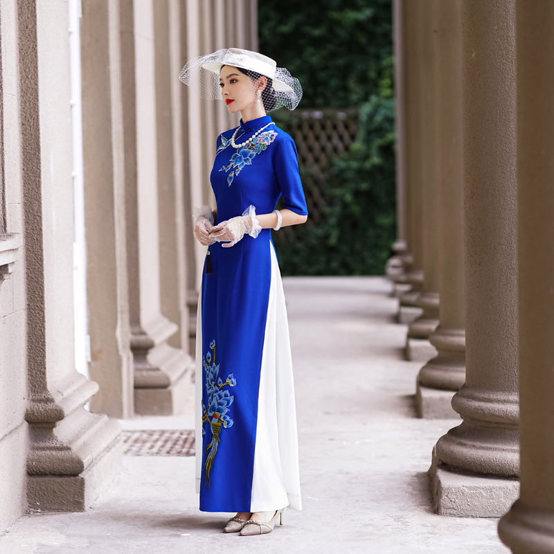 [MS000029] 🔥 Đẳng cấp quý phái với áo dài cải lương sang trọng_thumbnail_4