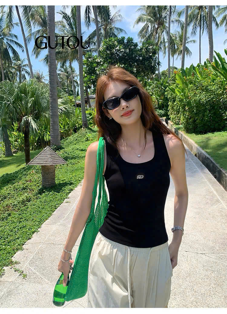 [ GUTOU ] Áo Ba Lỗ Thun Gân Thêu Logo AE_thumbnail_7