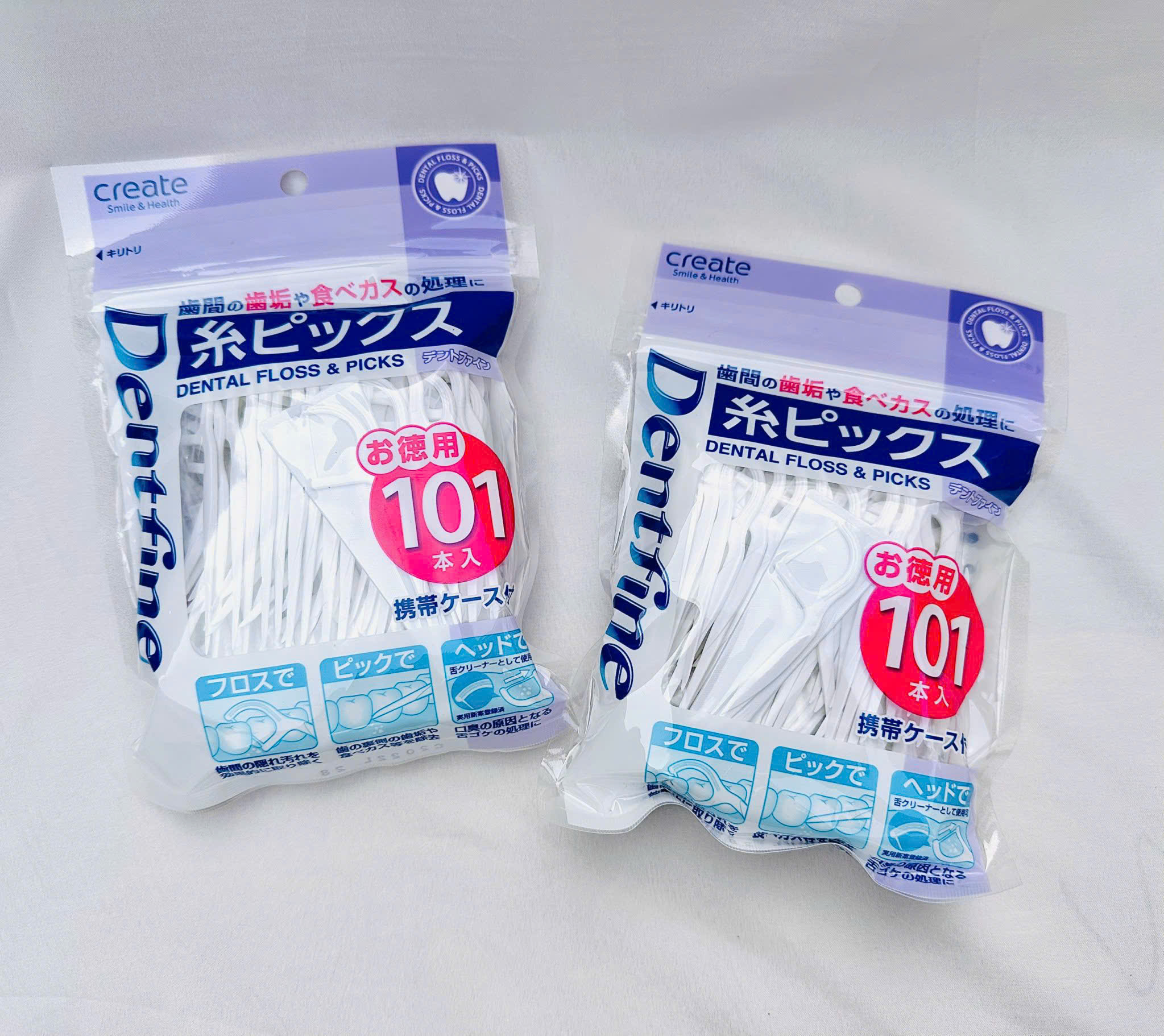 Gói 101 Tăm Chỉ Nha Khoa Dentfine