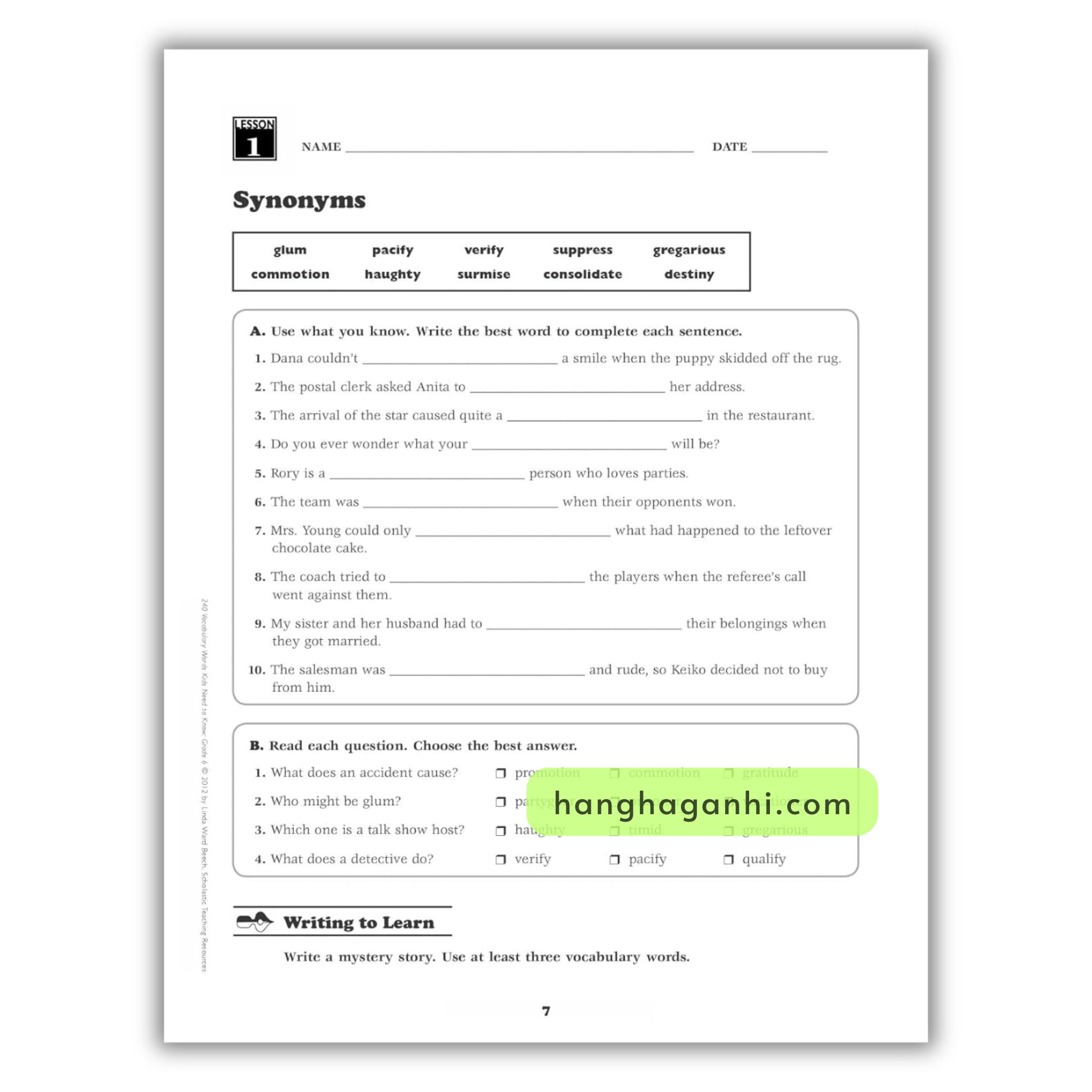 Sách 240 Vocabulary Words Kids Need To Know – Trọn bộ 6 cuốn_thumbnail_6