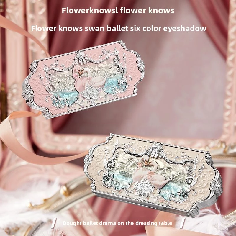 Flower Knows Swan Ballet Series Eyeshadow Palette