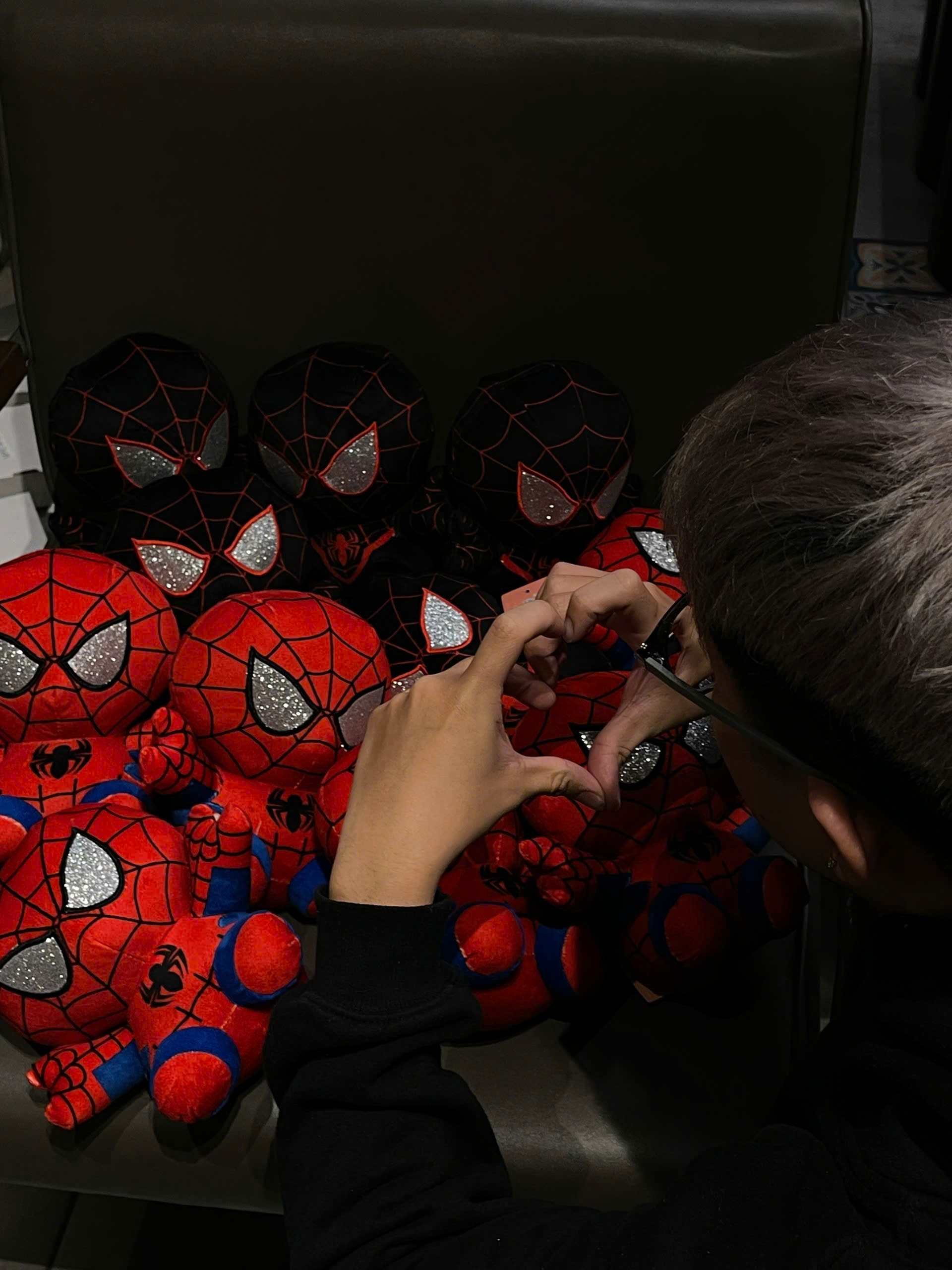 Combo gấu bông spiderman