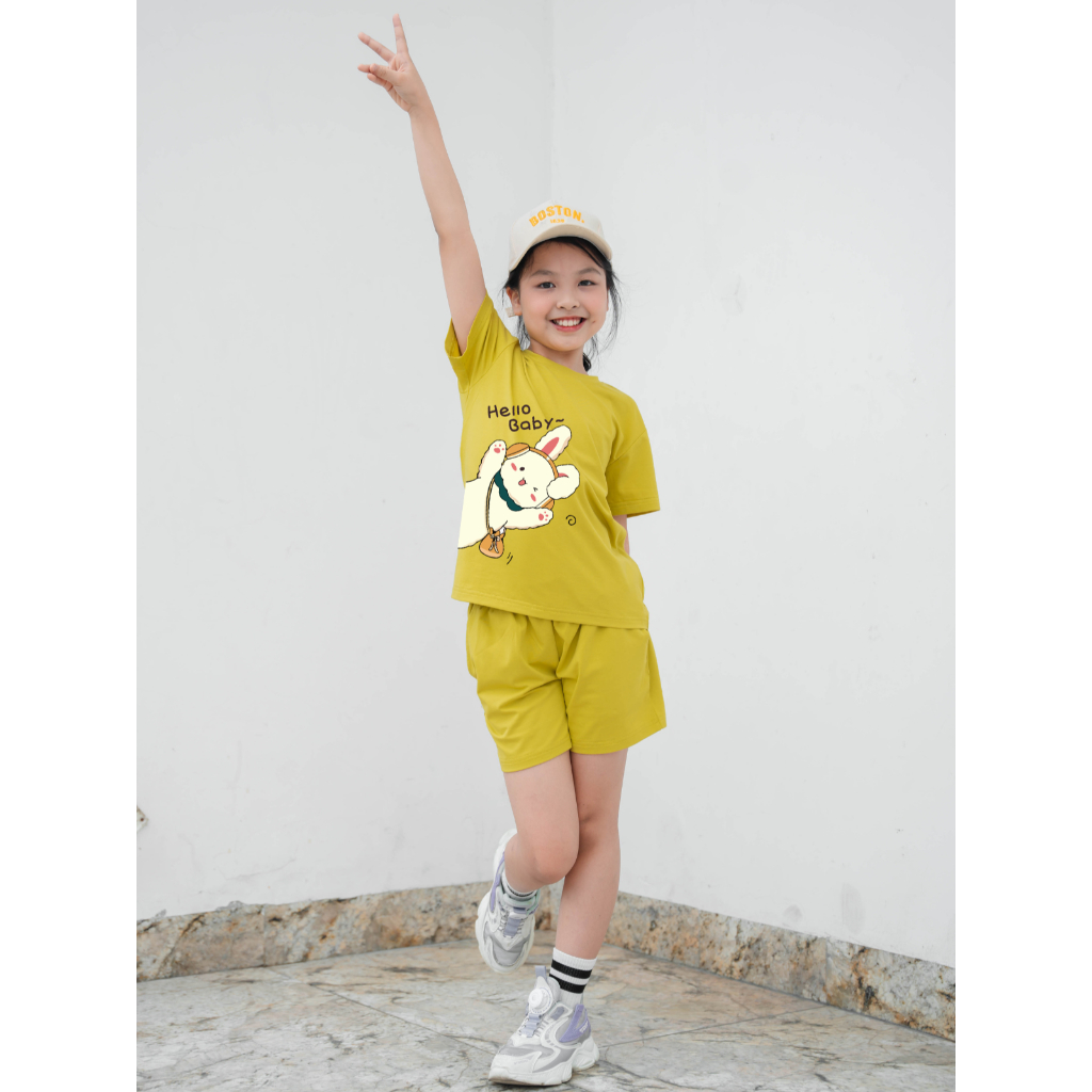 Bộ quần áo bé gái in hình nhiều mẫu - Loza G0171_thumbnail_0