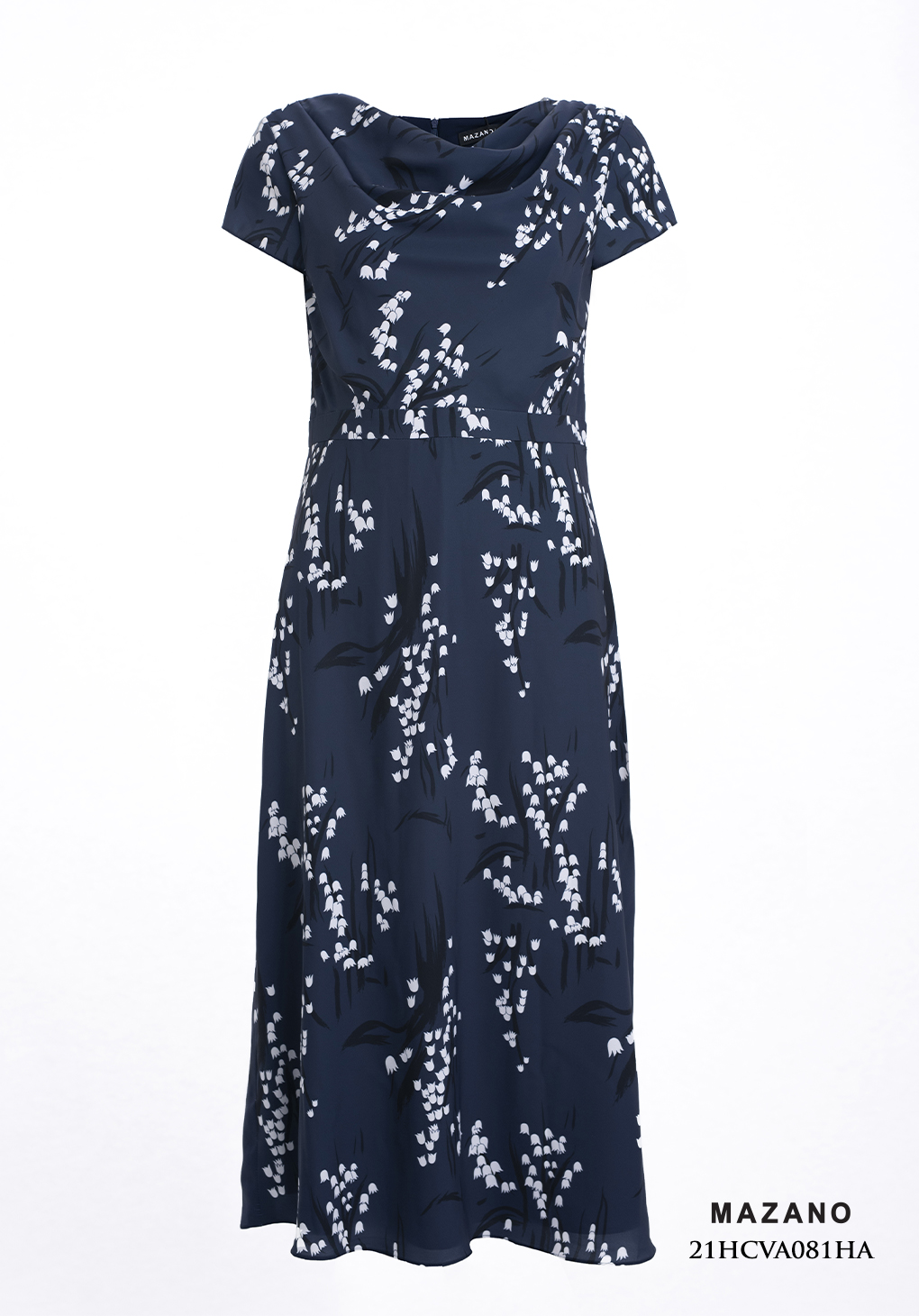 Váy xanh than họa tiết hoa chuông cổ đổ_thumbnail_1