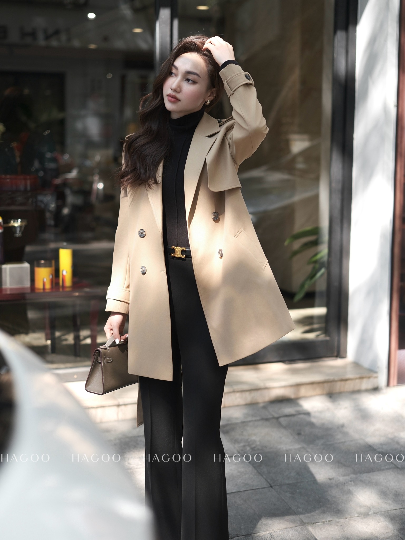 Áo măng tô dáng lửng HAGOO_thumbnail_2