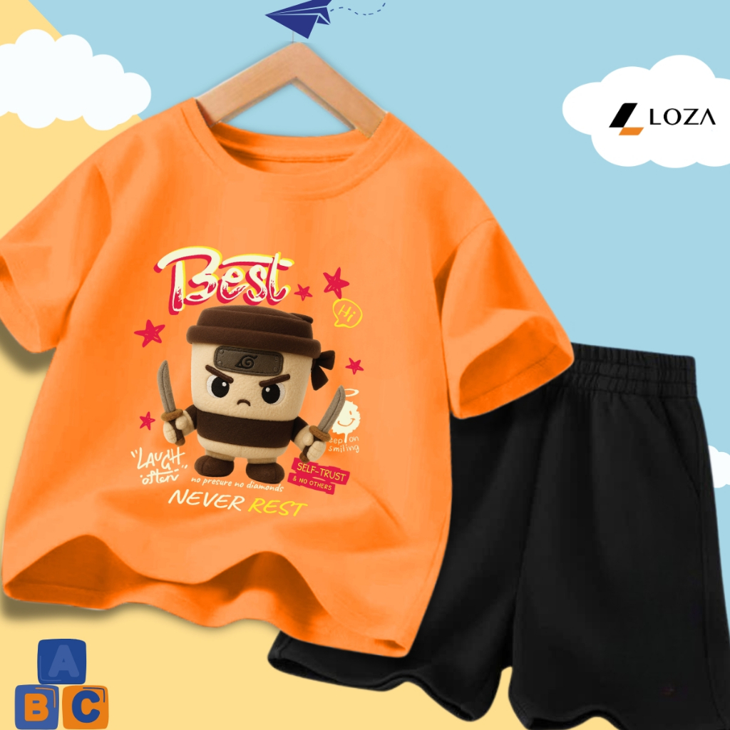 Bộ đồ bé trai in hình Brainrot Tung tung tung sahur, Tralalelo Tralala - Loza Kids BD012_thumbnail_7