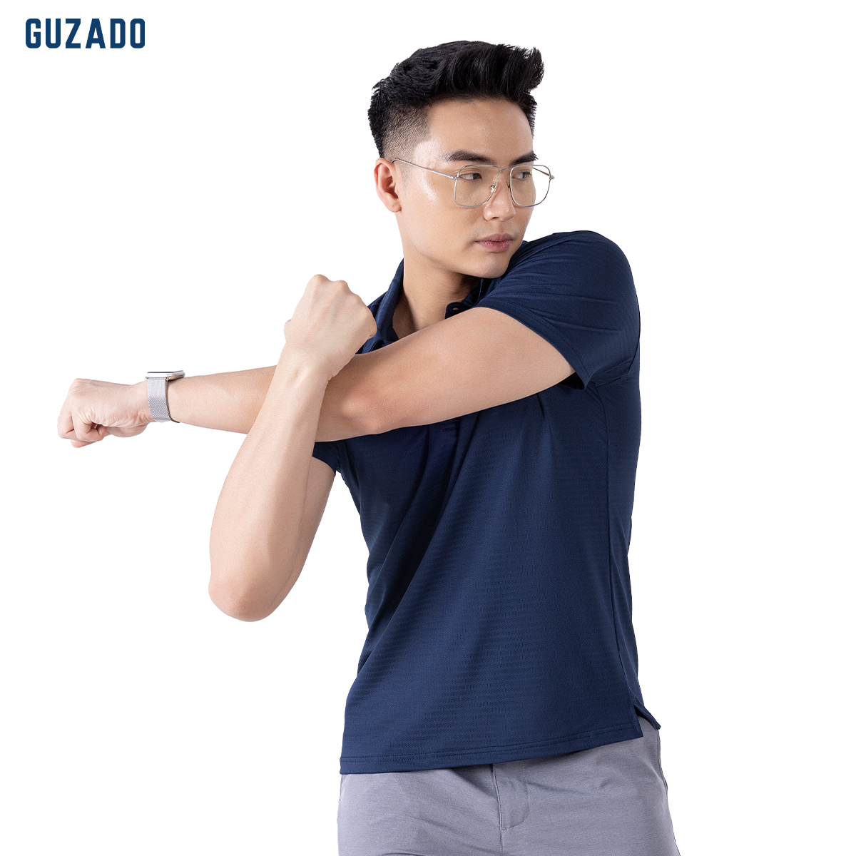 Áo Polo thể thao nam CoolMax-S1 Logo thương hiệu Guzado GPL01_thumbnail_10