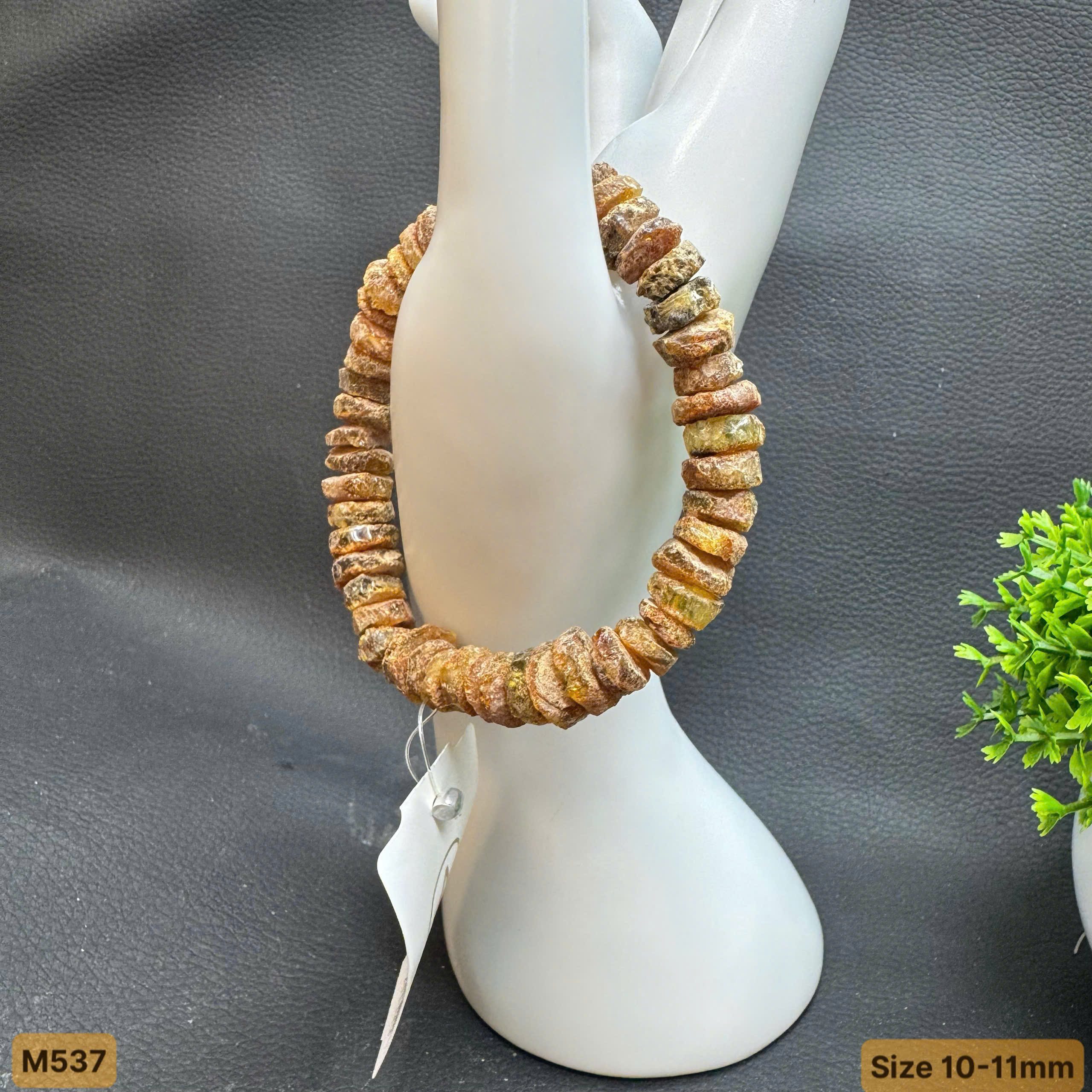 Lắc Tay Rêu Thô Bánh Xe - M537