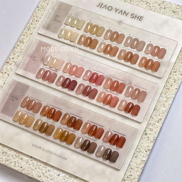 Set sơn thạch - 30 màu - Tone nâu hồng - JIAO YAN SHE_thumbnail_2