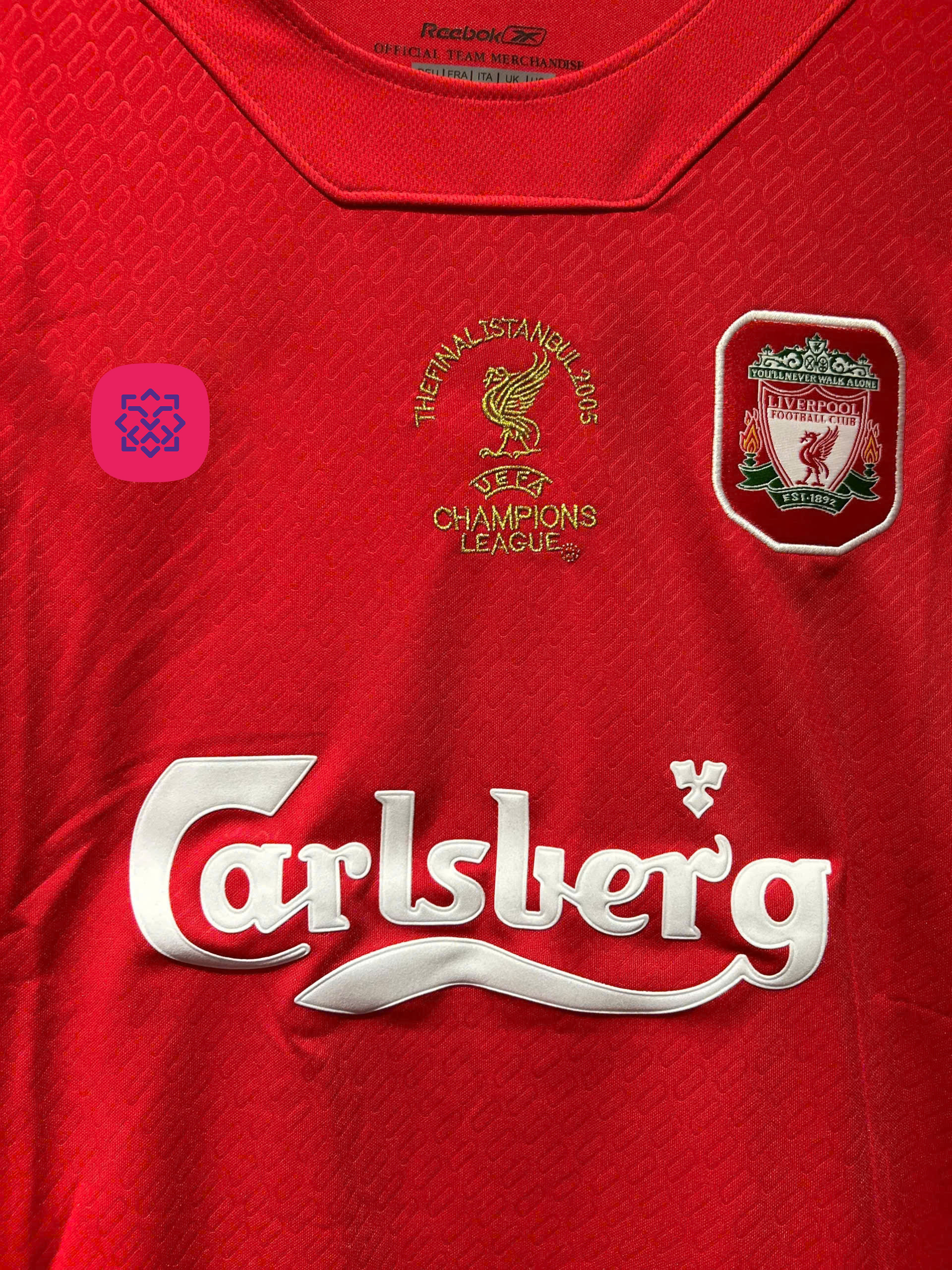 Áo Retro Liverpool sân nhà đỏ 2004/2005_thumbnail_3