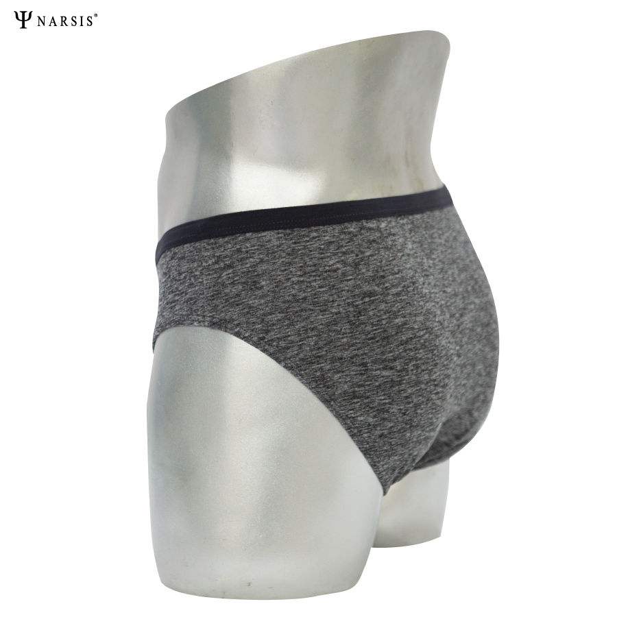 QUẦN SỊP NAM GRAY - MICRO POLY CO GIÃN 4 CHIỀU CÓ LỚP LÓT KHÁNG KHUẨN KHỬ MÙI - C23006 NARSIS VẢI..._thumbnail_1