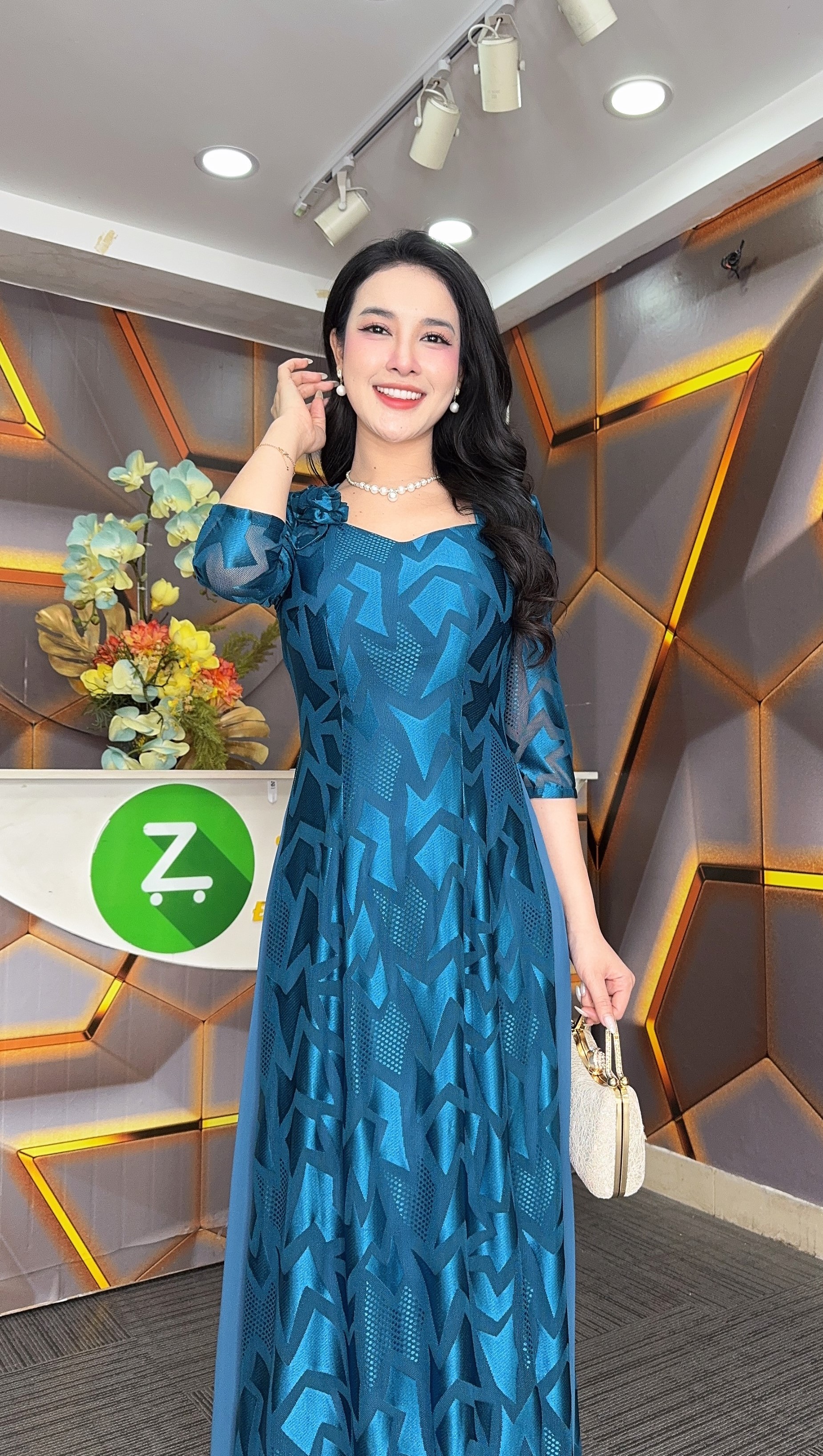 Đầm giả áo dài - Y1920 - Thương hiệu Zonbig_thumbnail_3