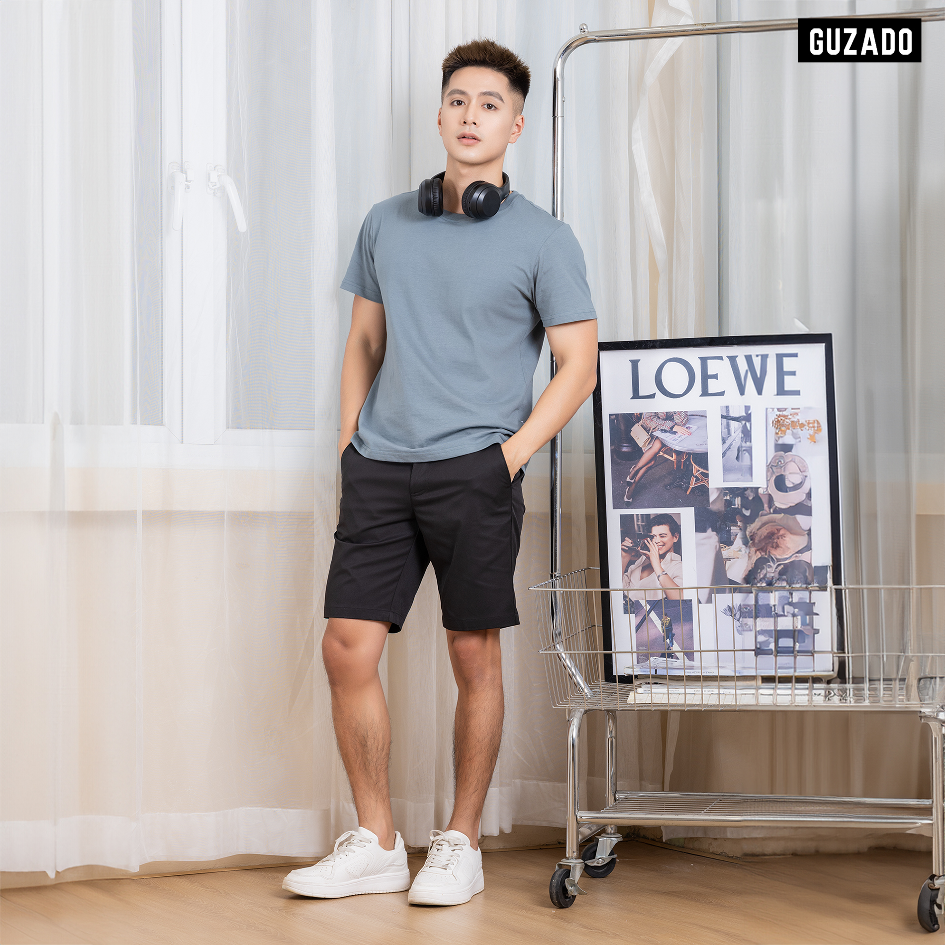 Áo GUZADO Cao Cấp Form Rộng,Vải Cotton Dày Dặn GTS05_thumbnail_12