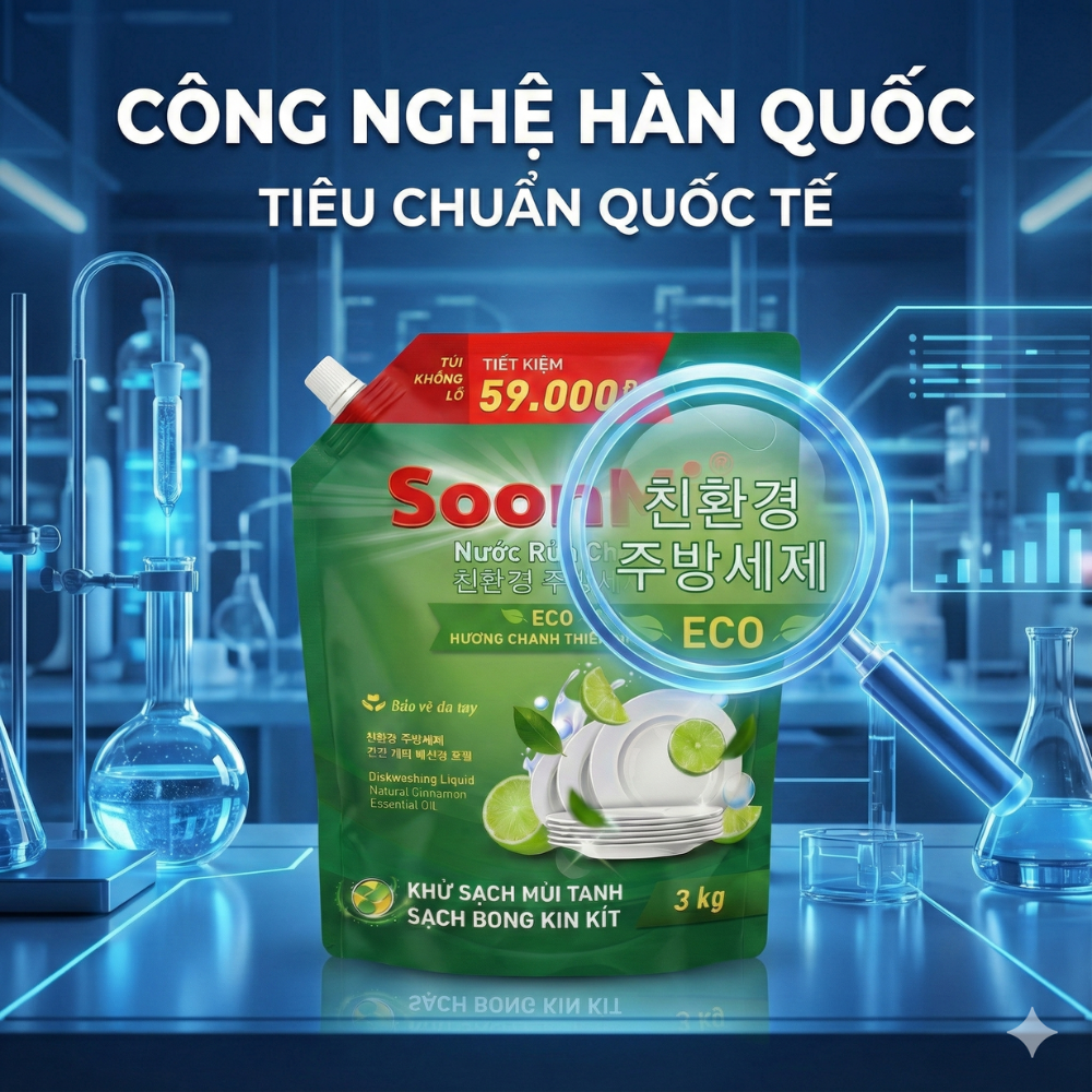 Nước Rửa Chén Soonmi Hương Chanh 3kg_thumbnail_5