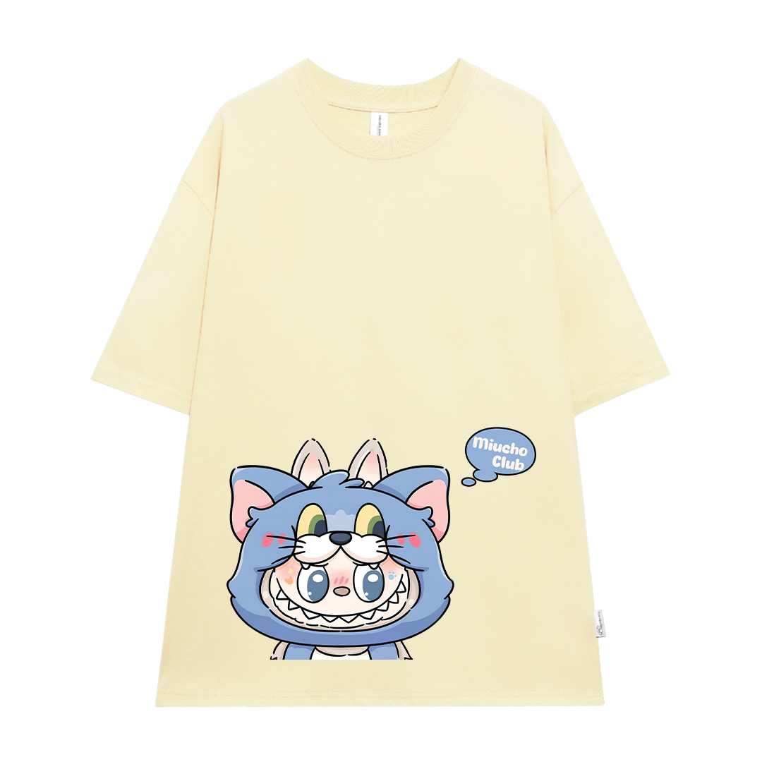 Áo thun cặp đôi couple labubu Tom and Jery đáng yêu ATD1472 Miucho vải cotton cổ tròn in mix_thumbnail_14