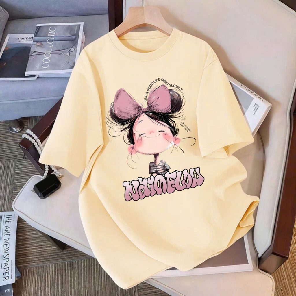 Áo thun hot trend hình cô gái tóc xù local brand We Tee dáng oversize rộng nhiều mẫu - WE TEE T025_thumbnail_4