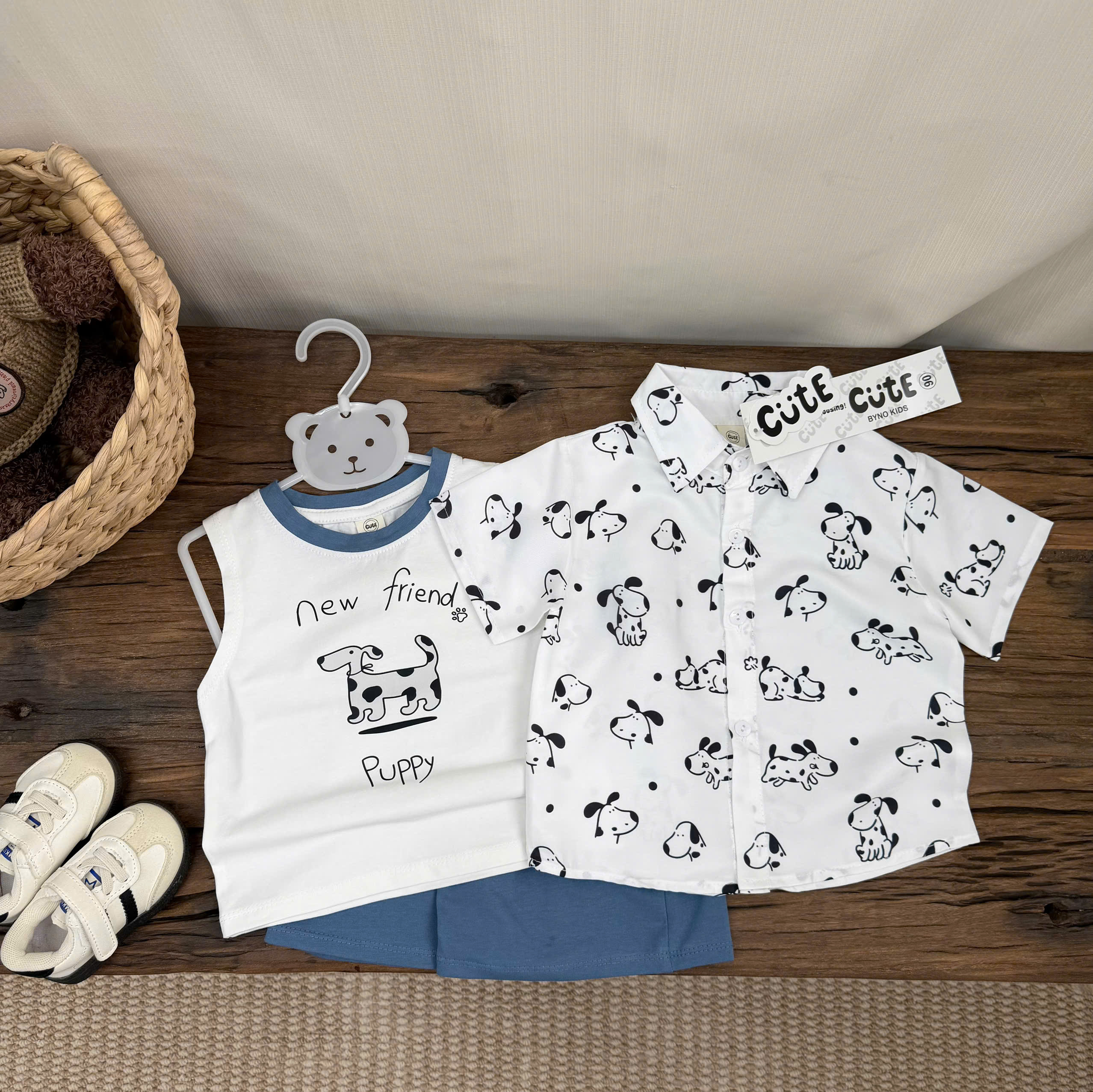 D33 SET 3 CT CỘC CHÓ PUPPY FULL ÁO- A111.118