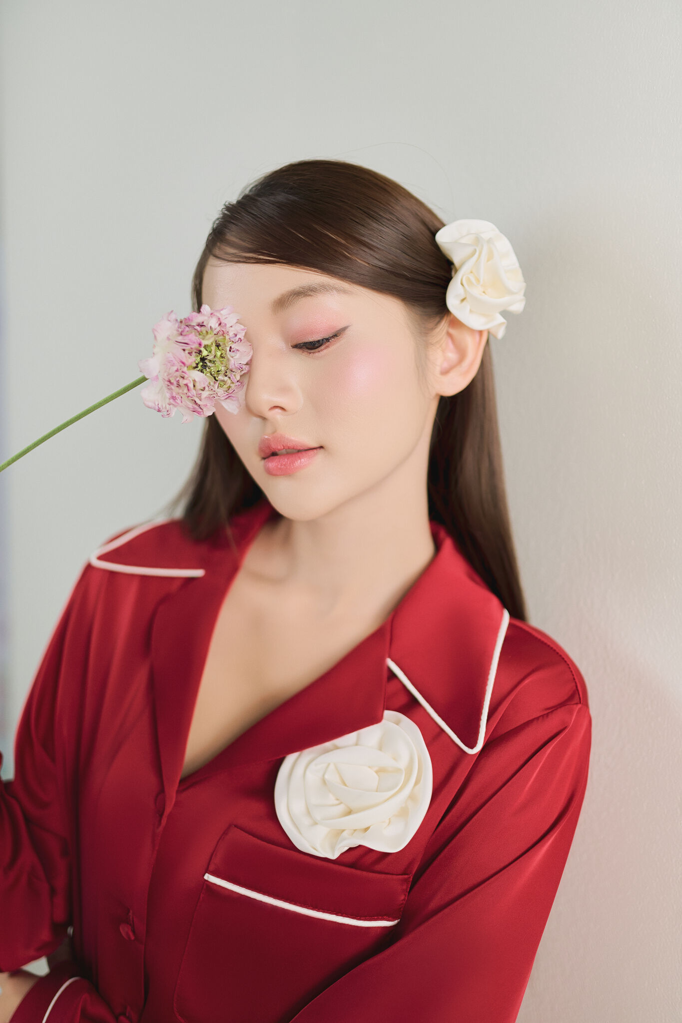 Bộ lụa áo dài tay, quần dài BN608_thumbnail_32