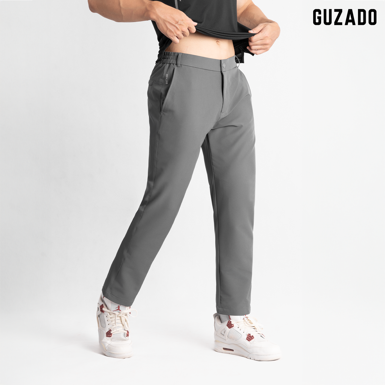 Quần Âu Nam GUZADO Cao Cấp , Cạp Cúc GDC03_thumbnail_7