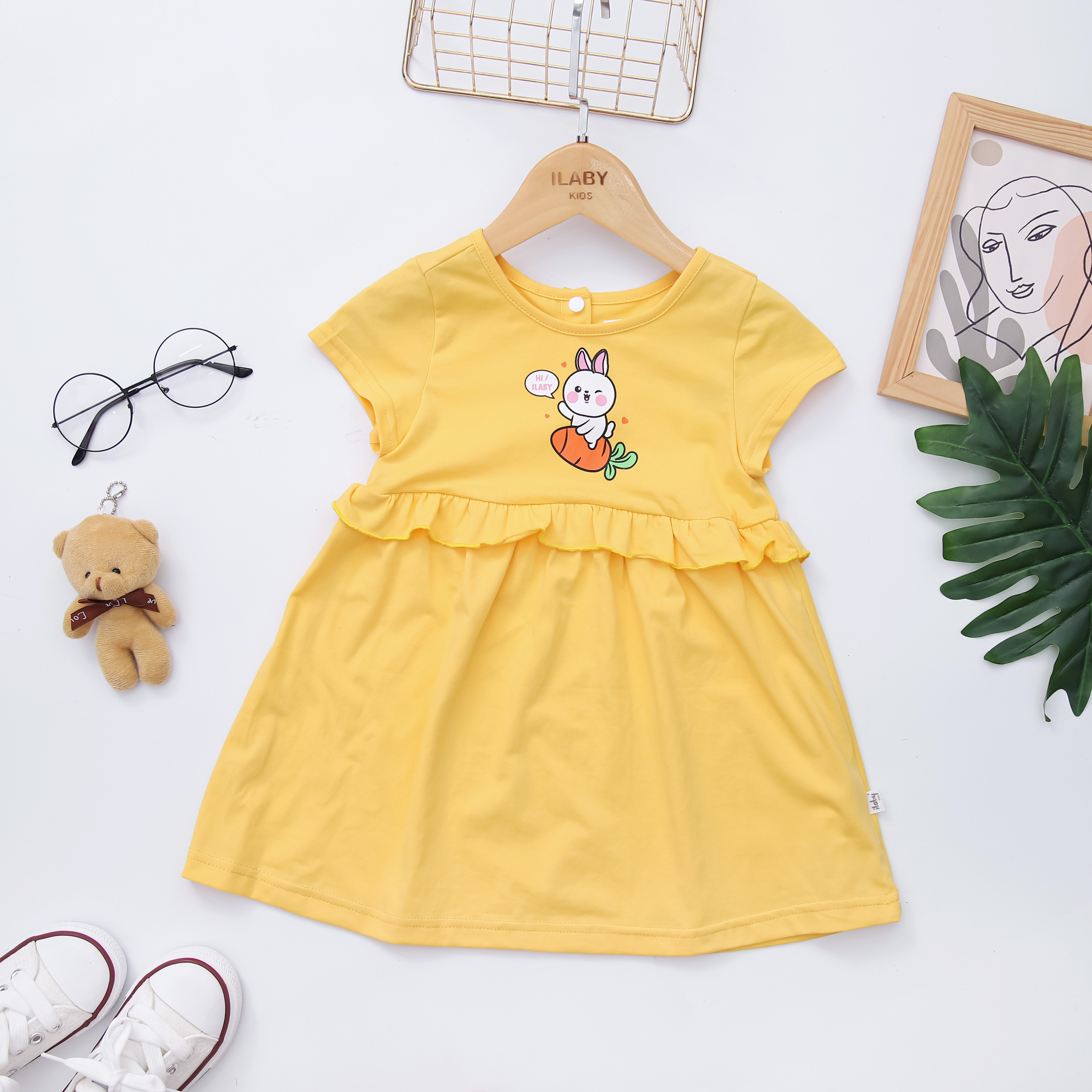 Váy thun bèo eo in hình_thumbnail_1