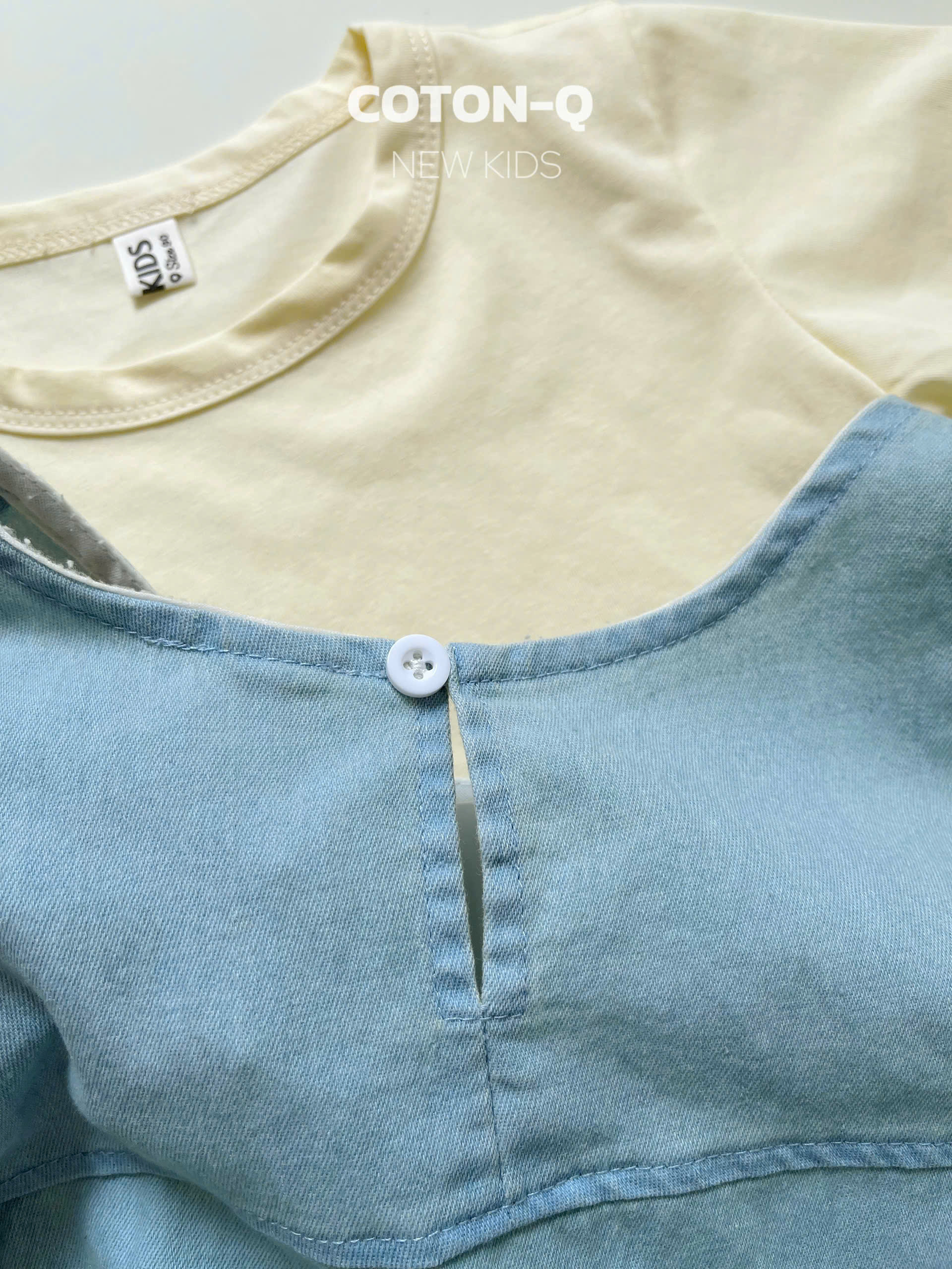 Set áo thun + yếm jean bé gái_thumbnail_7