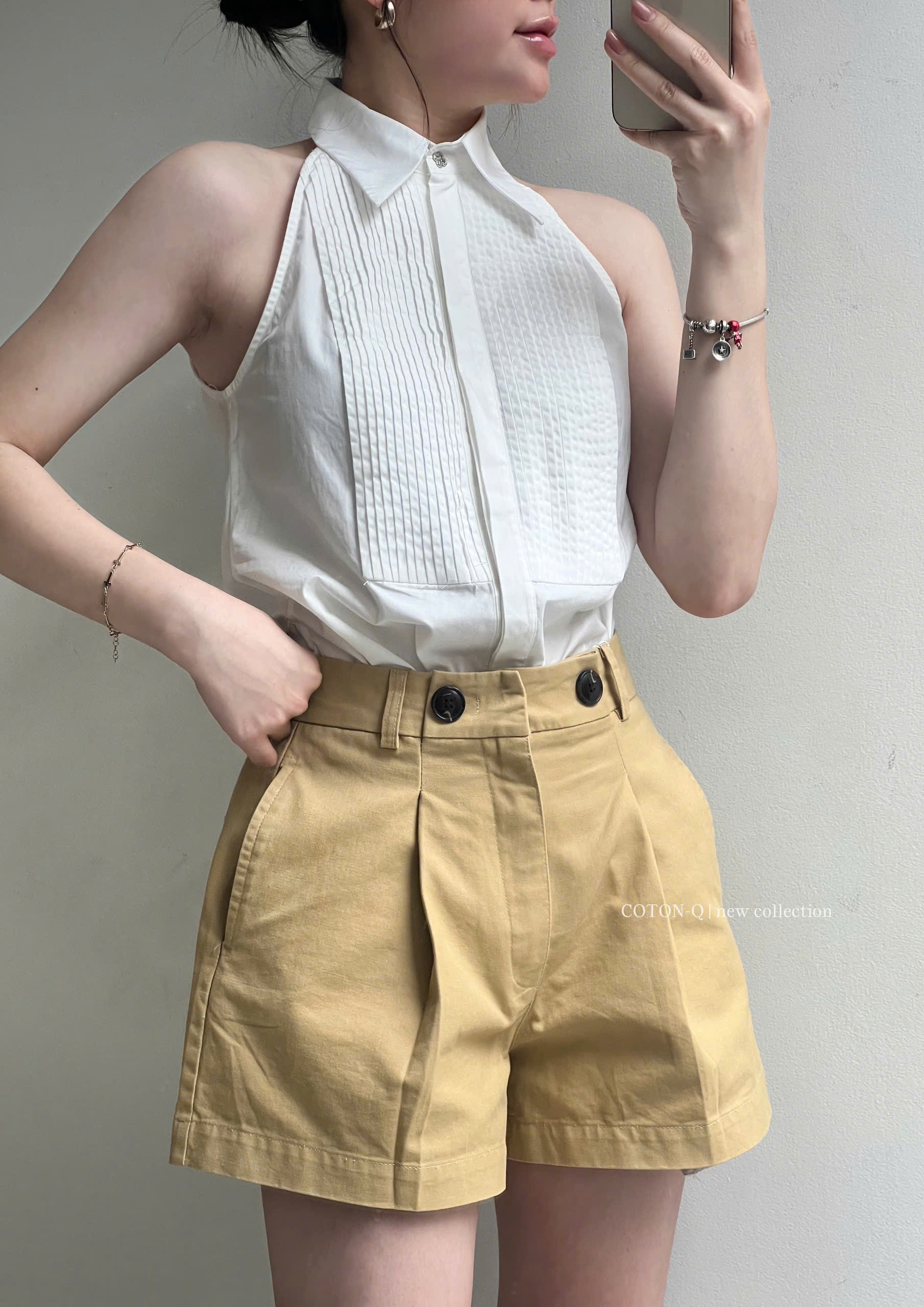 Quần đùi nữ Coton Q 2M ( TRẮNG )_thumbnail_24