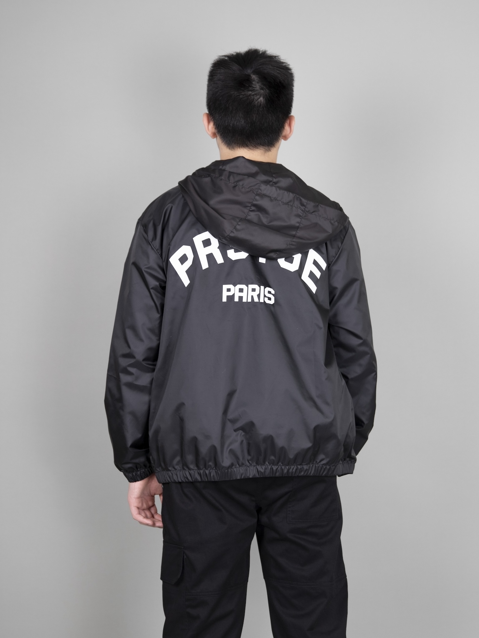 Áo khoác gió đen chữ PRSTGE_thumbnail_3