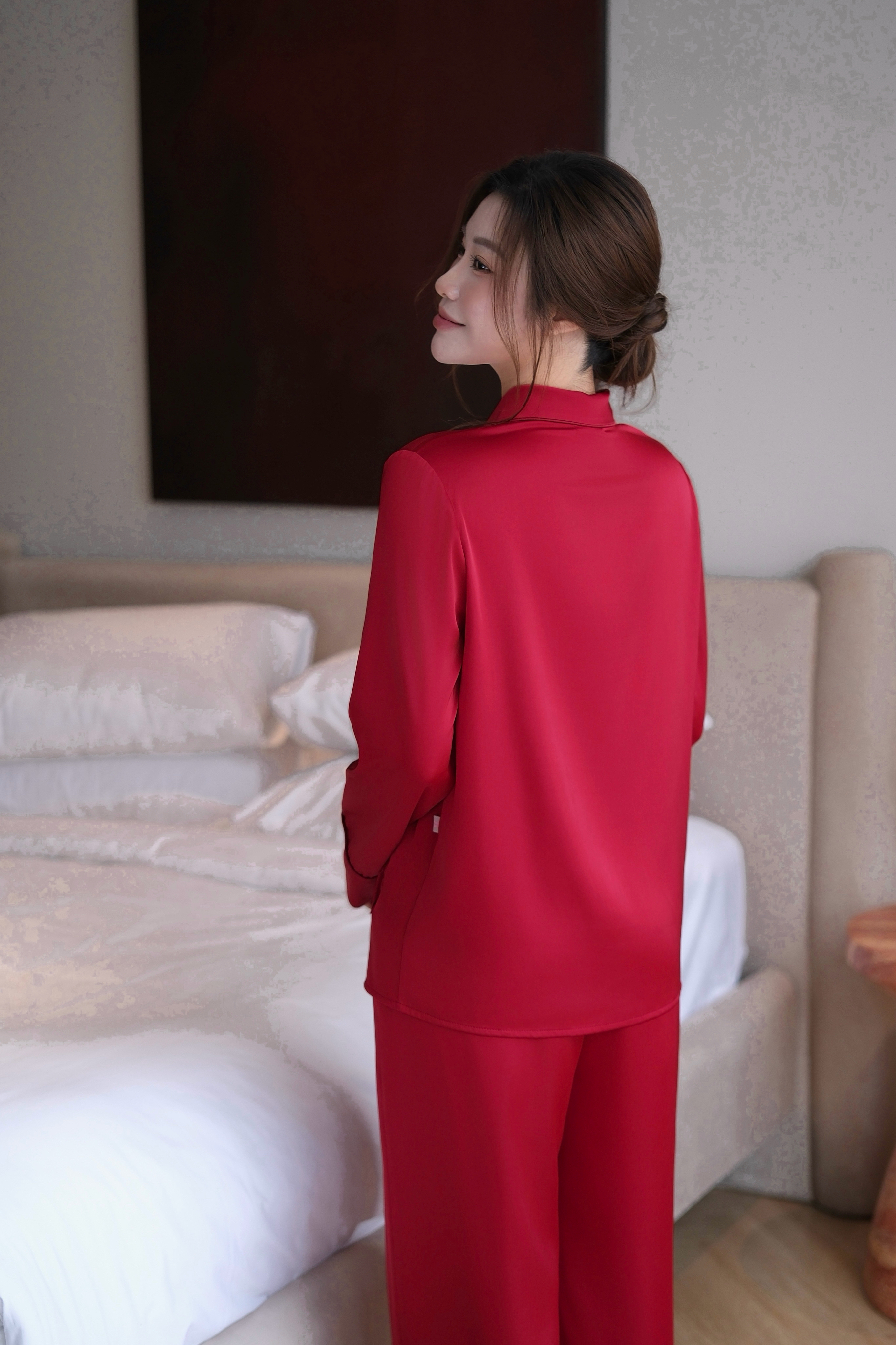 Bộ Lụa Áo Dài Tay, Quần Dài BN672_thumbnail_19