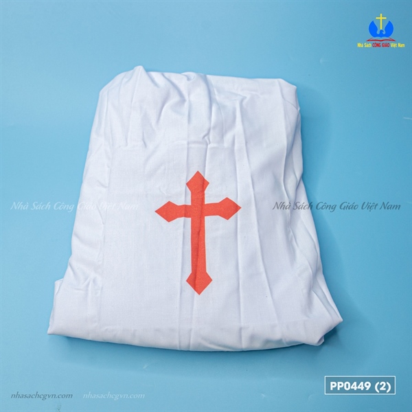 Khăn rửa tội người lớn (choàng dài) 60x80cm có nơ_thumbnail_1