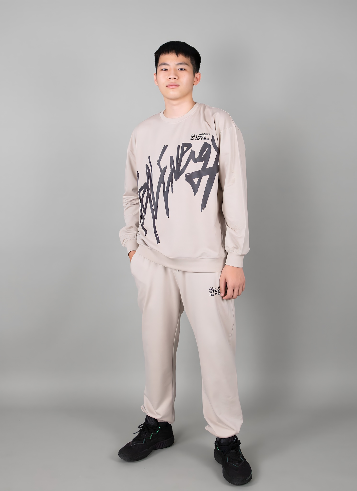 Quần nỉ bé trai màu be chun gấu_thumbnail_5