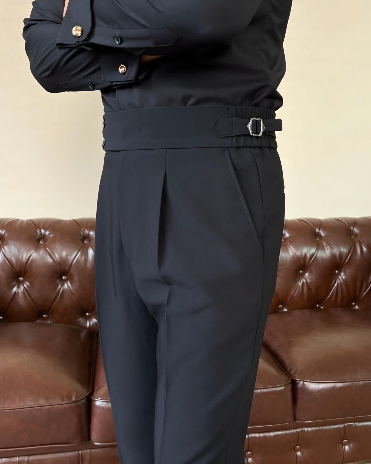 Sidetab Elastic Trousers - Season 1_thumbnail_2