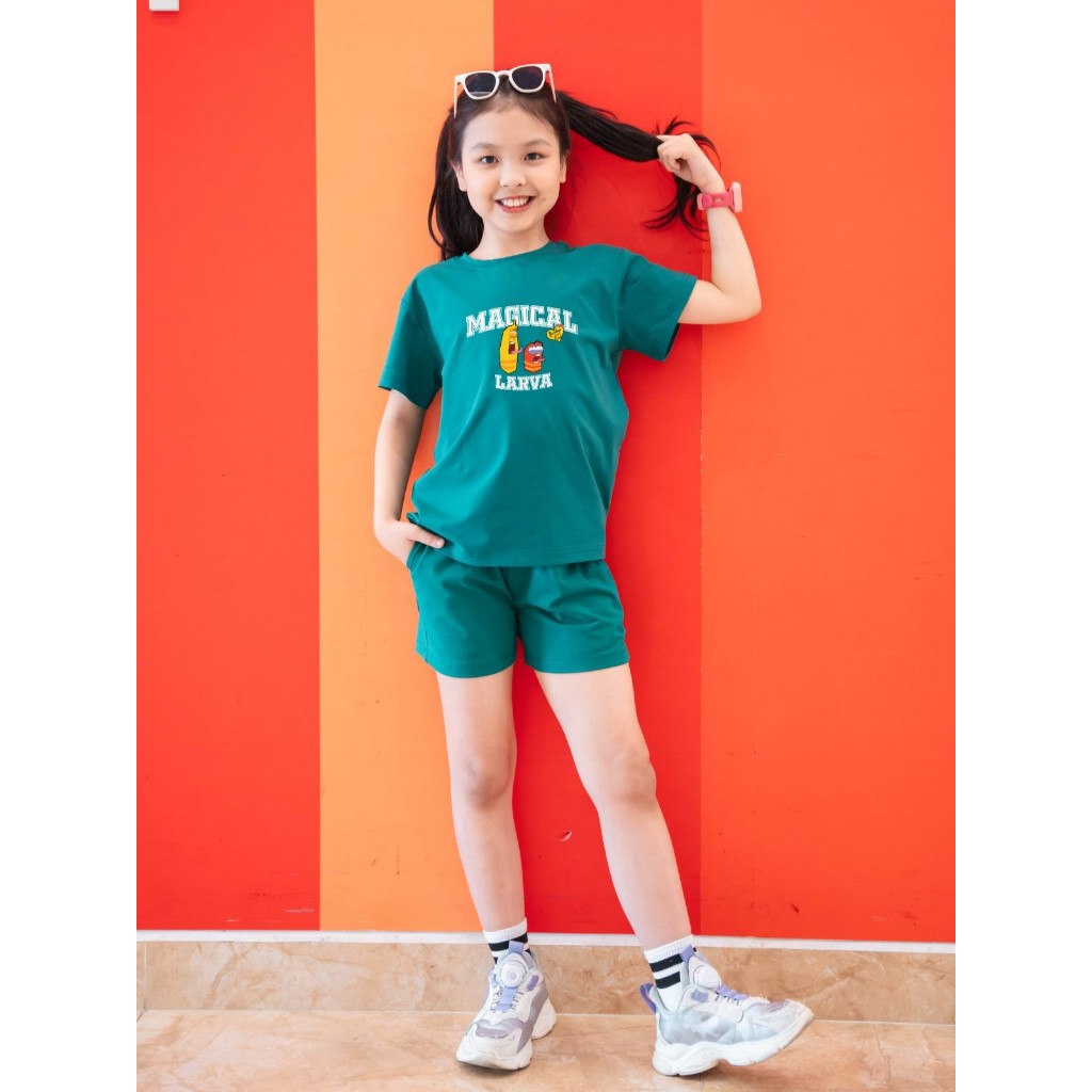 Bộ quần áo bé gái in hình nhiều mẫu - Loza G0171_thumbnail_4