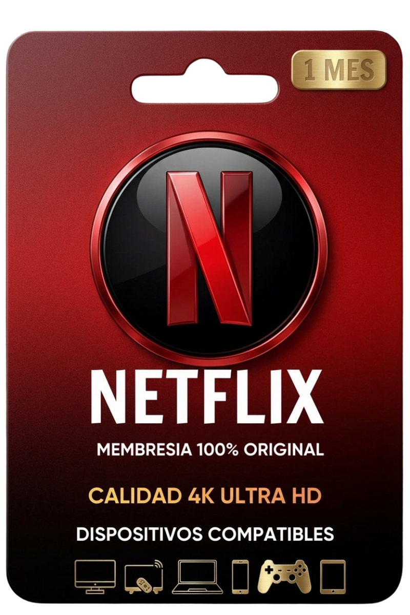 NETFLIX (1 DISPOSITIVO) 30 DIAS
