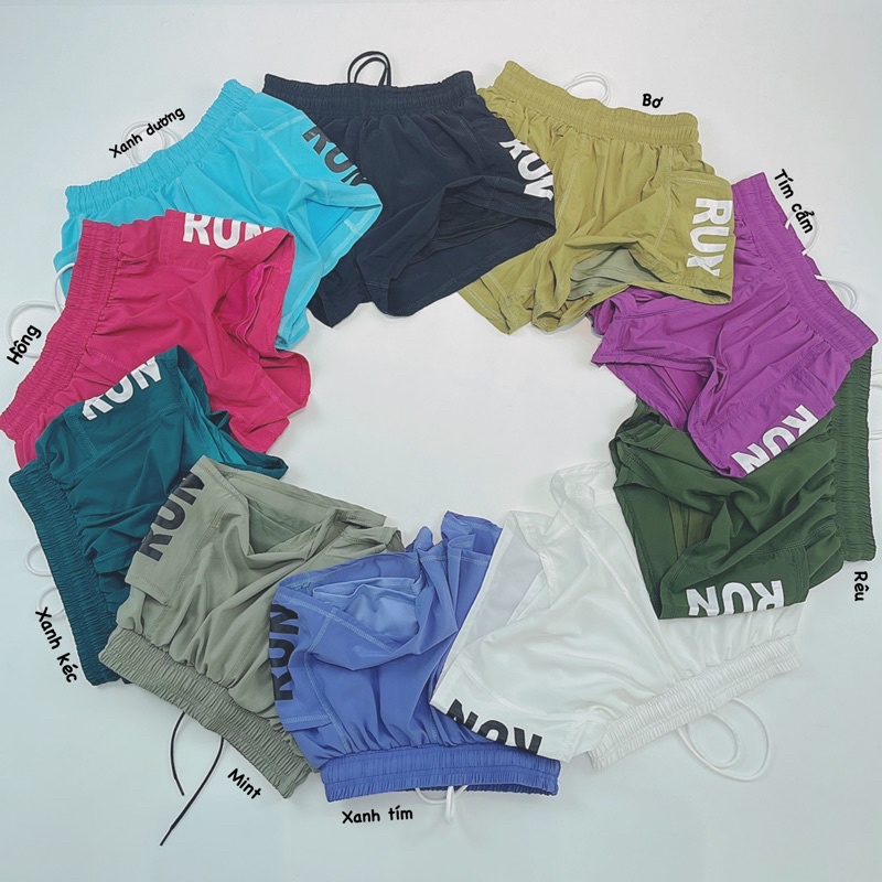 Quần Đùi Thể Thao Dáng Boxer 2 Lớp Run Siêu Xinh_thumbnail_7